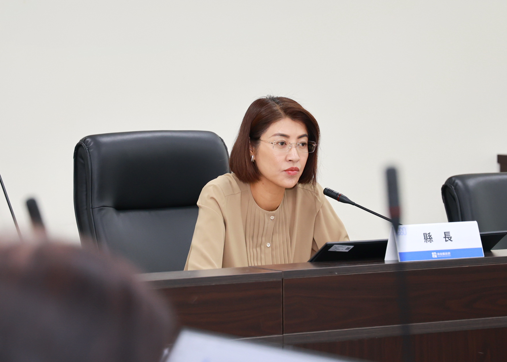 圖片-縣府召開縣務會議    許縣長呼籲民眾踴躍接種疫苗