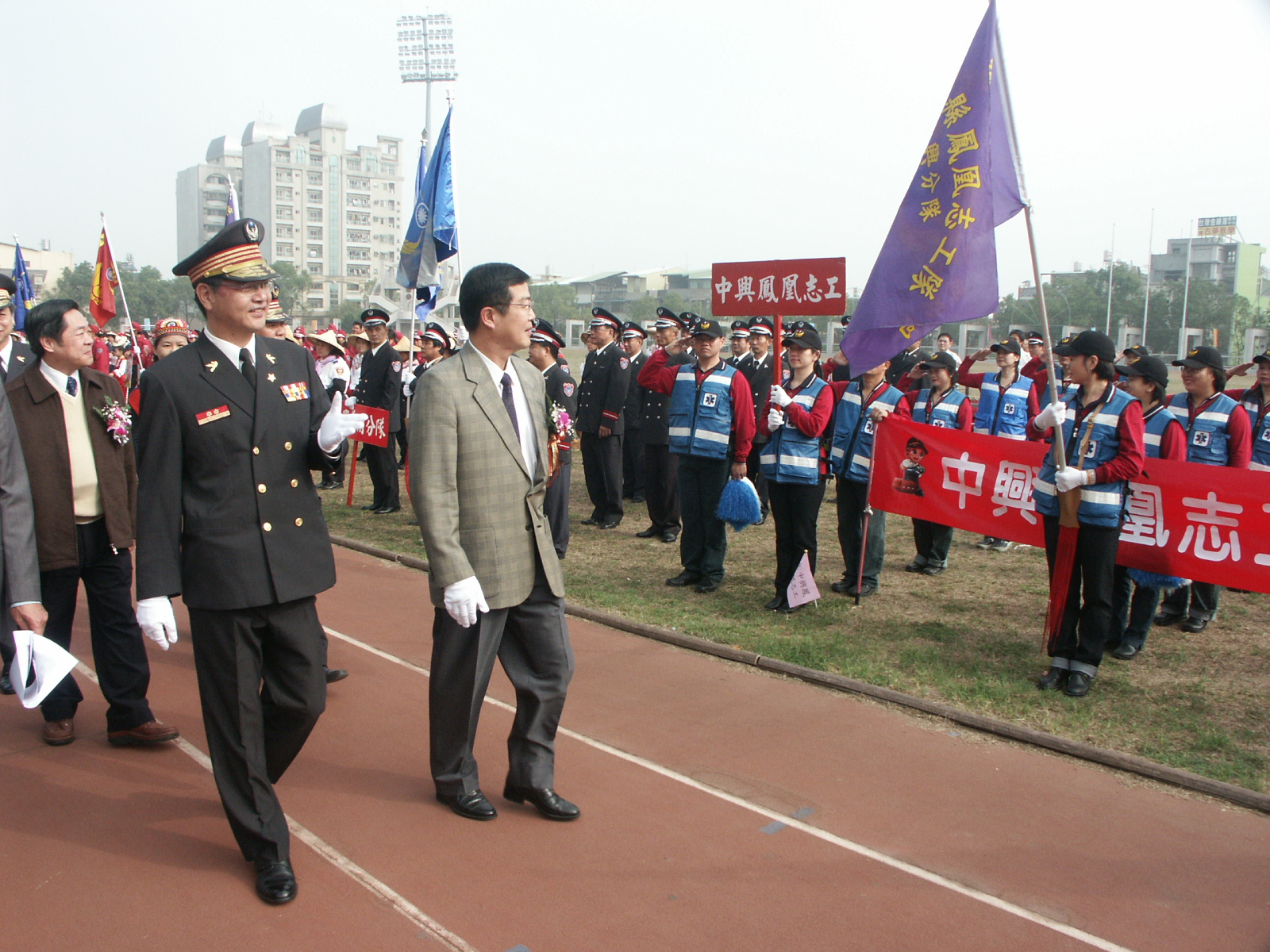 圖片-李縣長出席95年一一九擴大防火宣導誓師大會