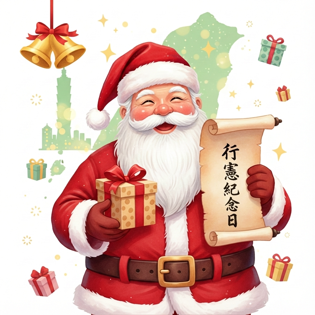 文章圖片-如果聖誕老人住在台灣，今年終於不用加班