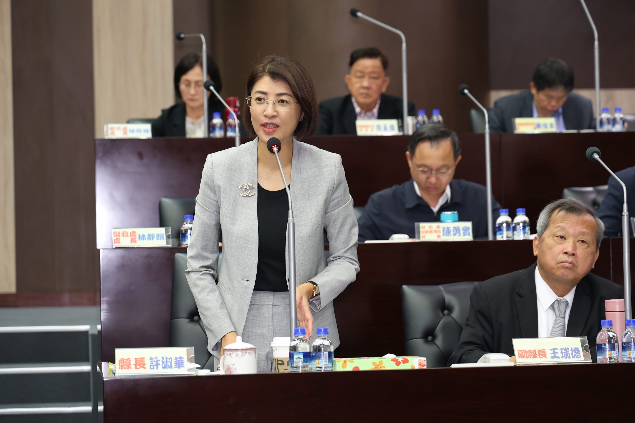 圖片-投市投86線延伸彰化爭取拓寬 許縣長：協力兩縣推動