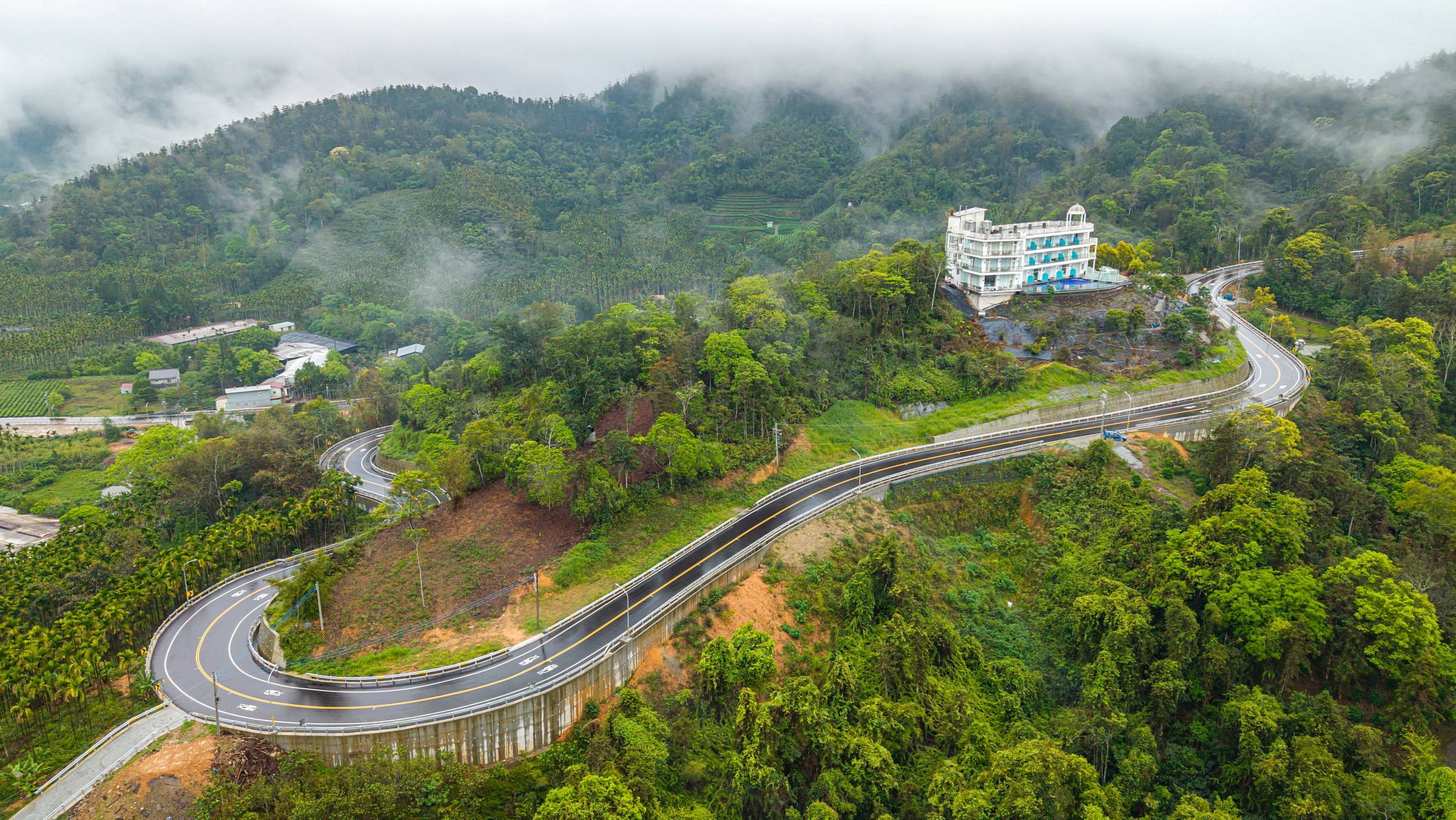 相關圖片8-地方期待逾卅年！魚池投61線及金天巷拓寬完工通車  串聯日月潭與九族縮短30分鐘車程