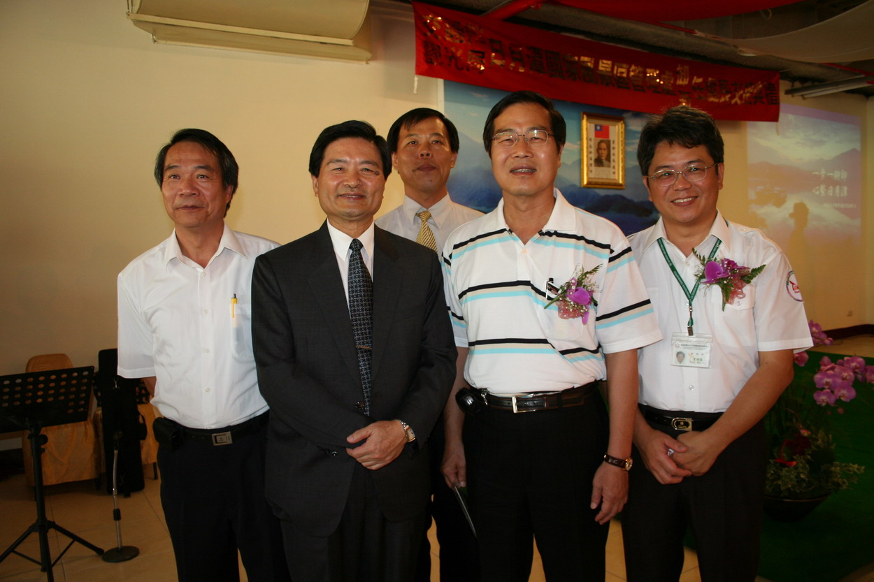 圖片-日月潭管理處新舊任處長交接 李縣長到場致意 盼繼續共推觀光