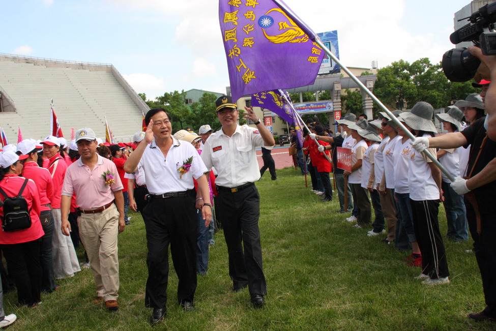 圖片-縣府舉行97年度全民防災宣導暨消防民力競技大賽