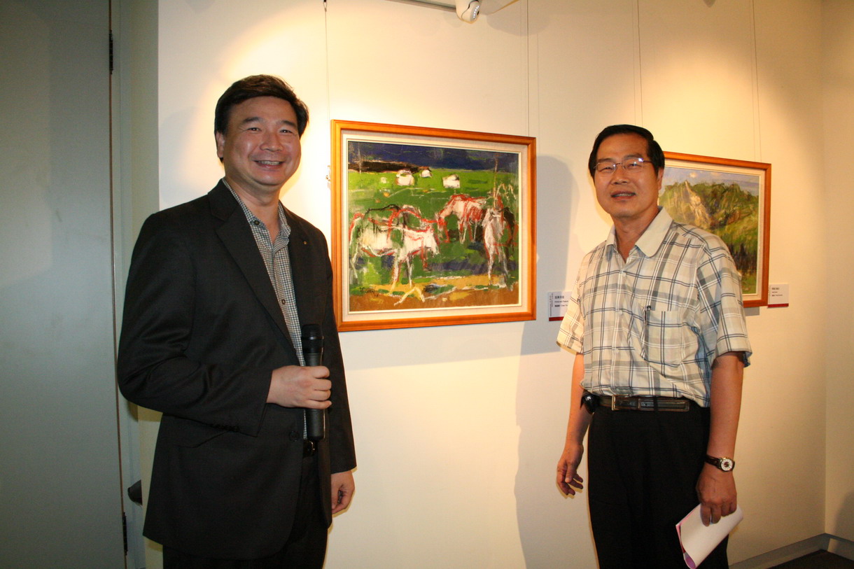 圖片-李縣長出席「台灣心 蒙藏情－台灣美術教授聯展」開幕