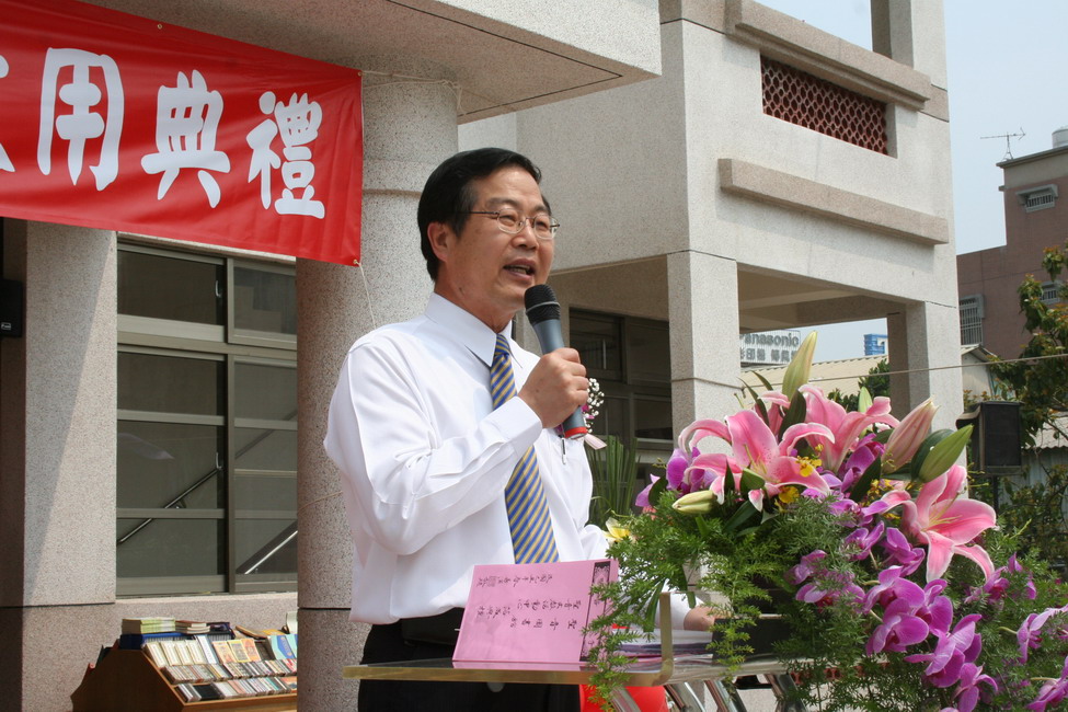圖片-聖音圖書館及活動中心啟用  李縣長出席剪綵
