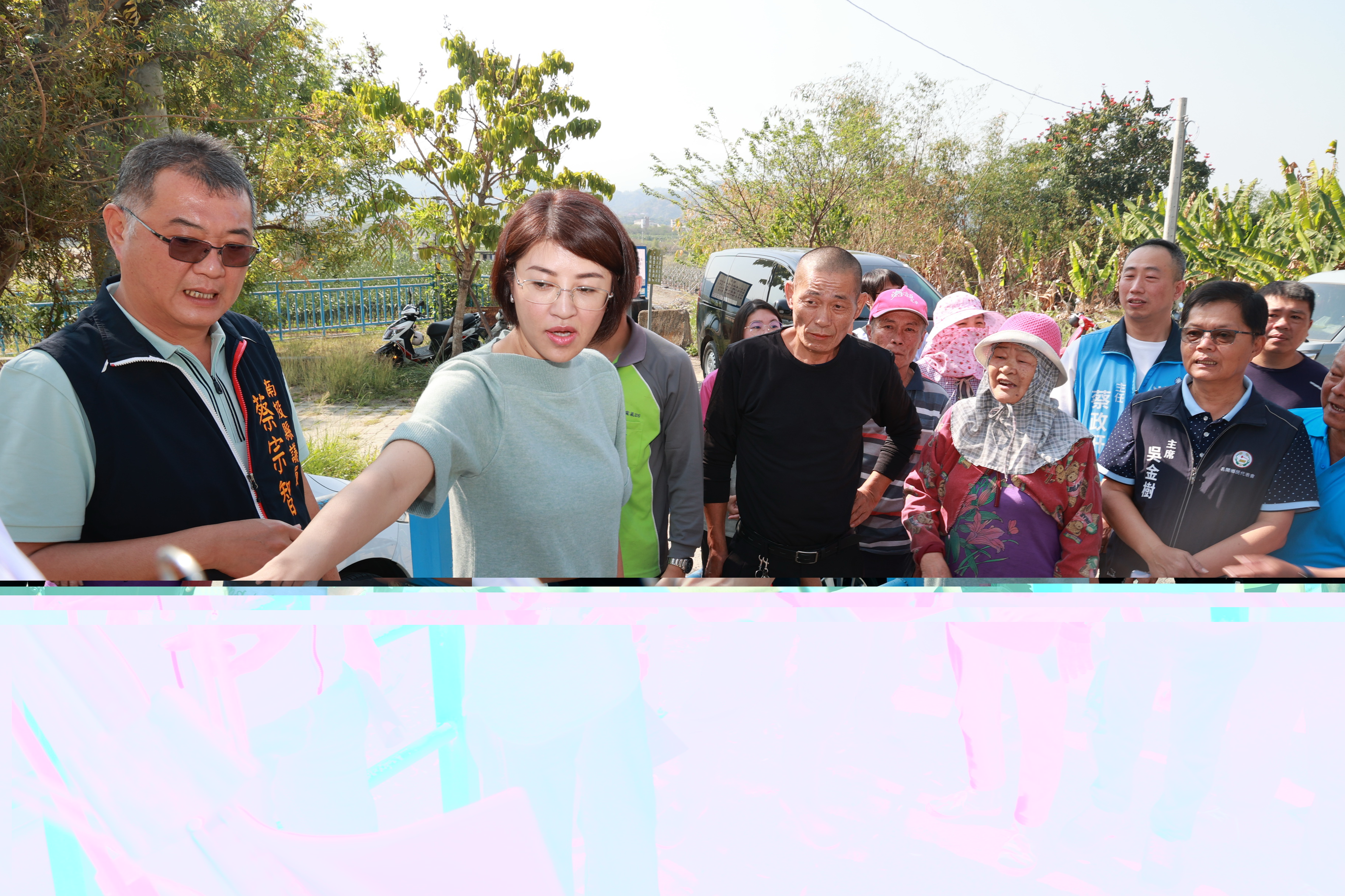 圖片-縣長許淑華會勘名間基層建設   核定1,024萬改善