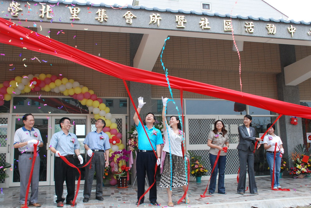 圖片-李縣長主持南投市營北里集會所落成啟用典禮