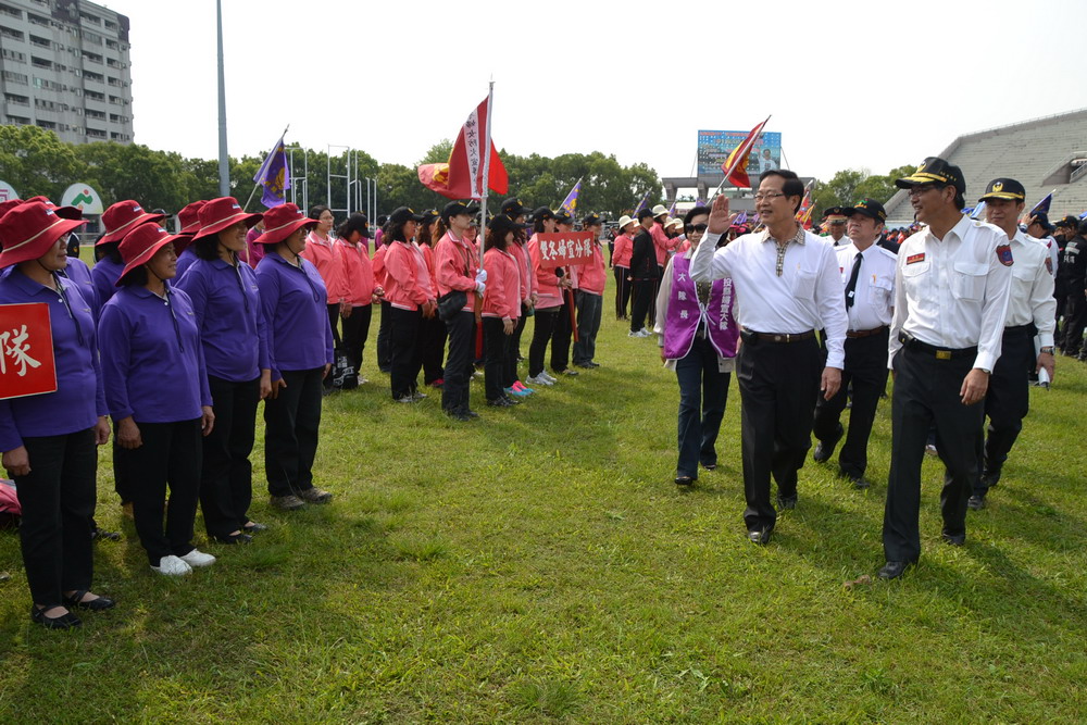 圖片-縣府101年全民防災宣導暨消防民力競技大賽31日豋場