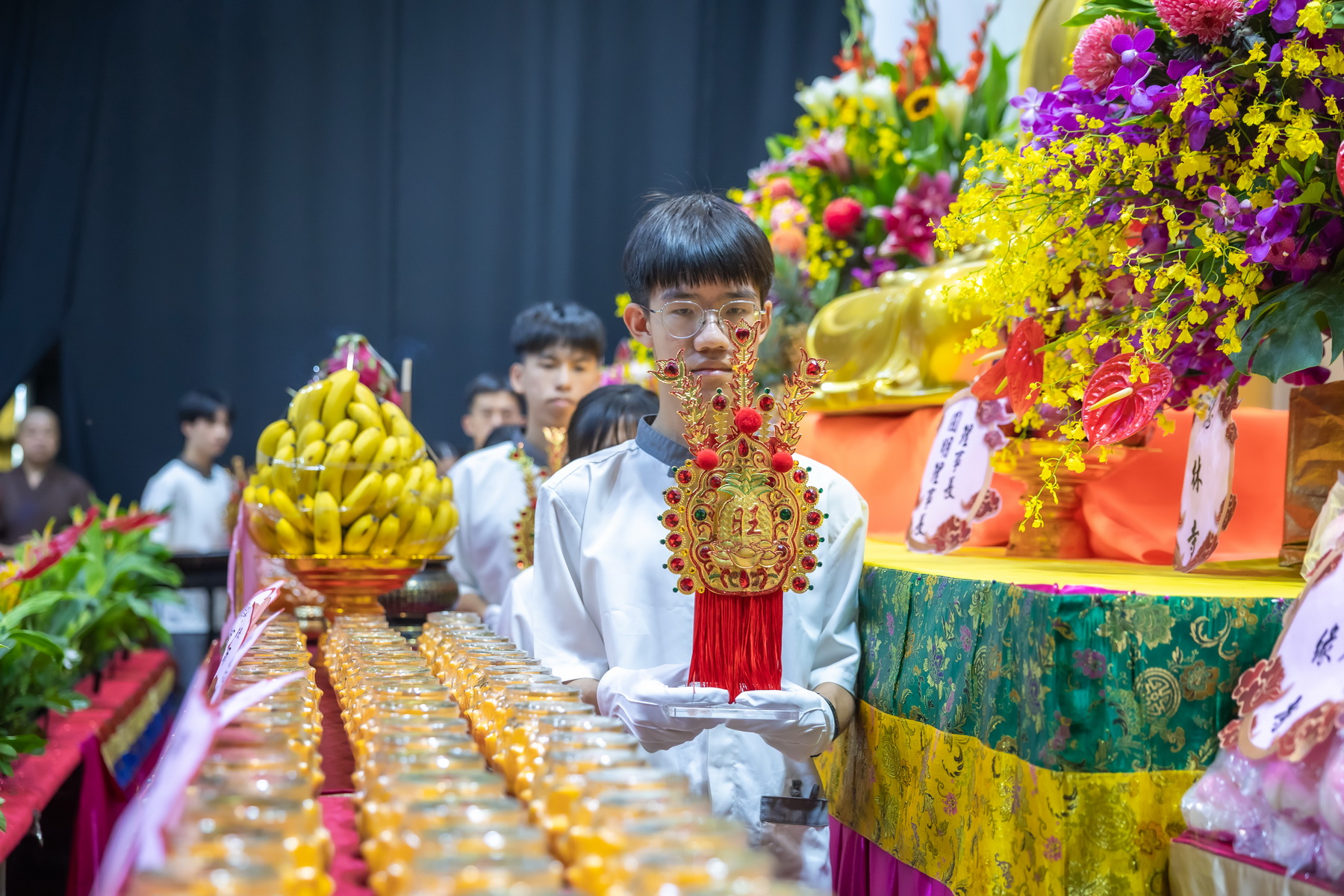 相關圖片8-南投縣佛教會2570年聖誕浴佛祈福點燈大法會　許縣長為民祈福