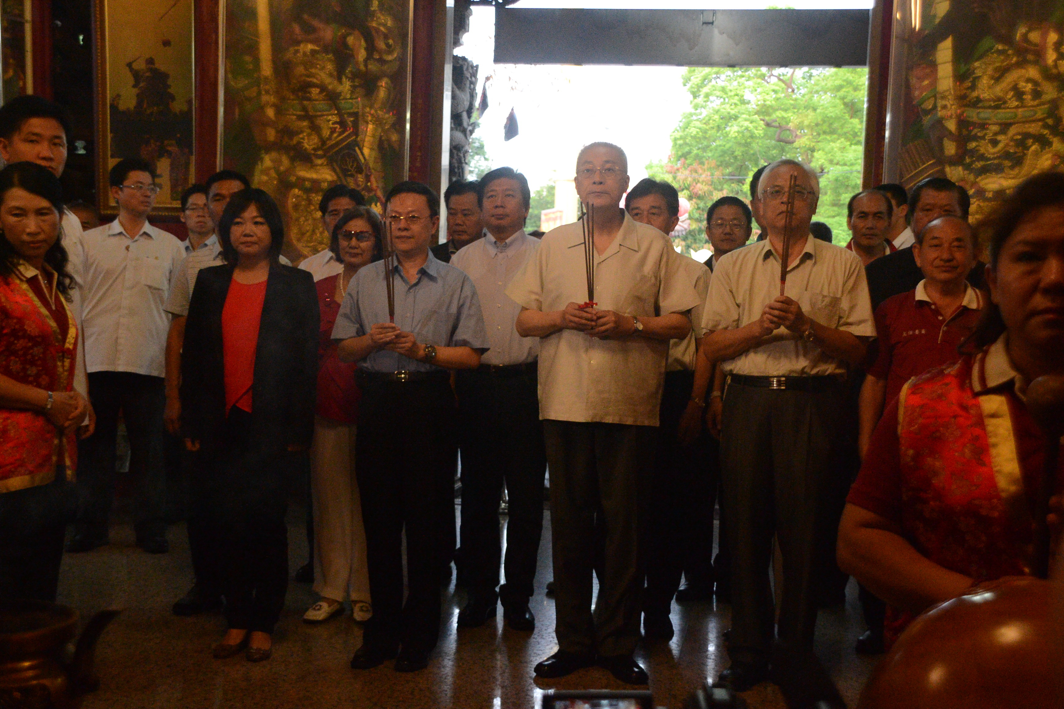 圖片-服貿協議廟口開講 吳副總統親自返鄉說明場面熱烈