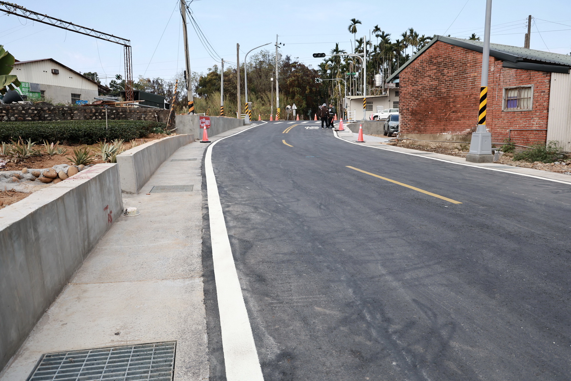 相關圖片3-名間鄉大庄村太平巷道路拓寬工程完工通車