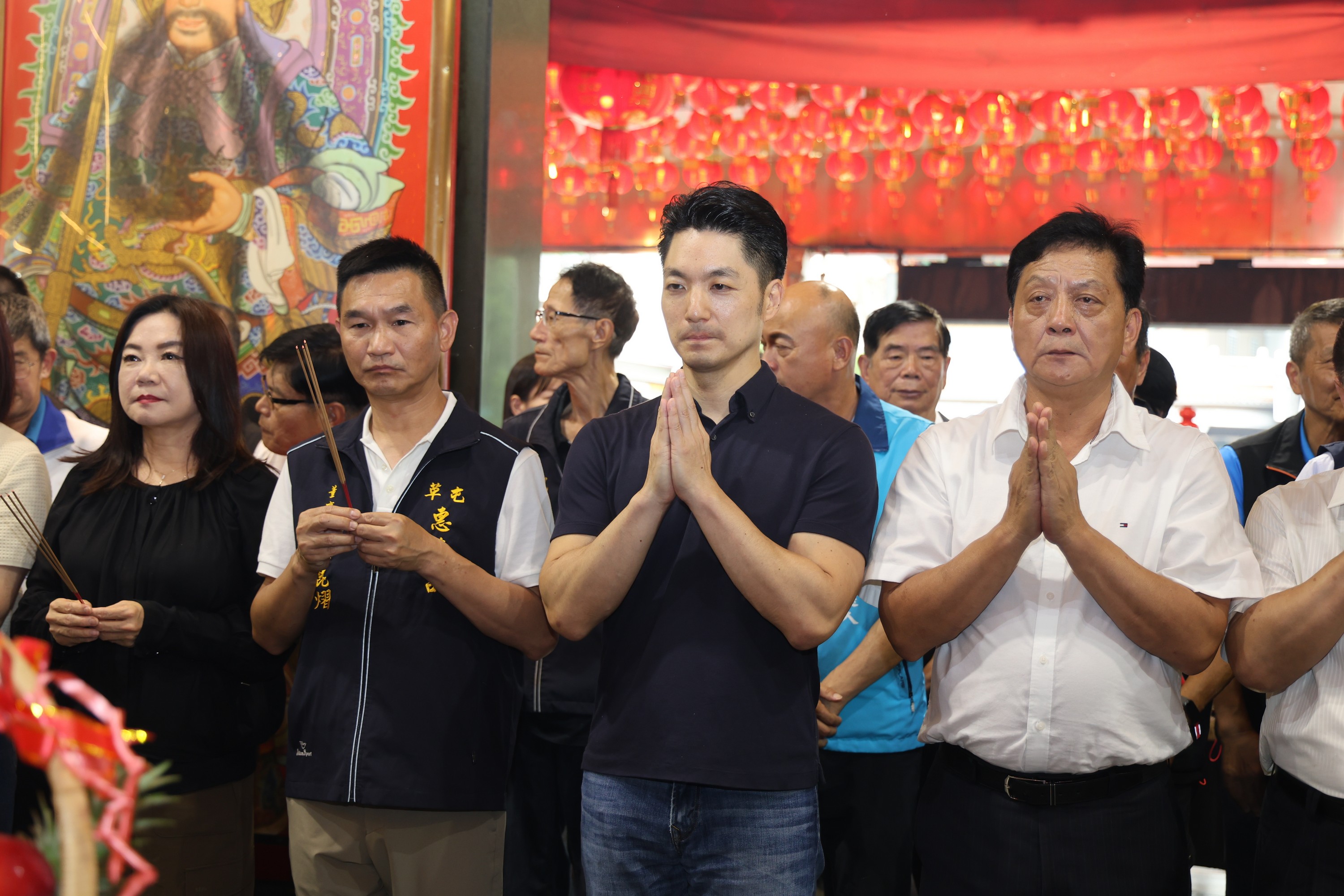 相關圖片1-台北市長蔣萬安參訪惠德宮、敦和宮 允諾協力許縣長加強北市、投縣互惠交流