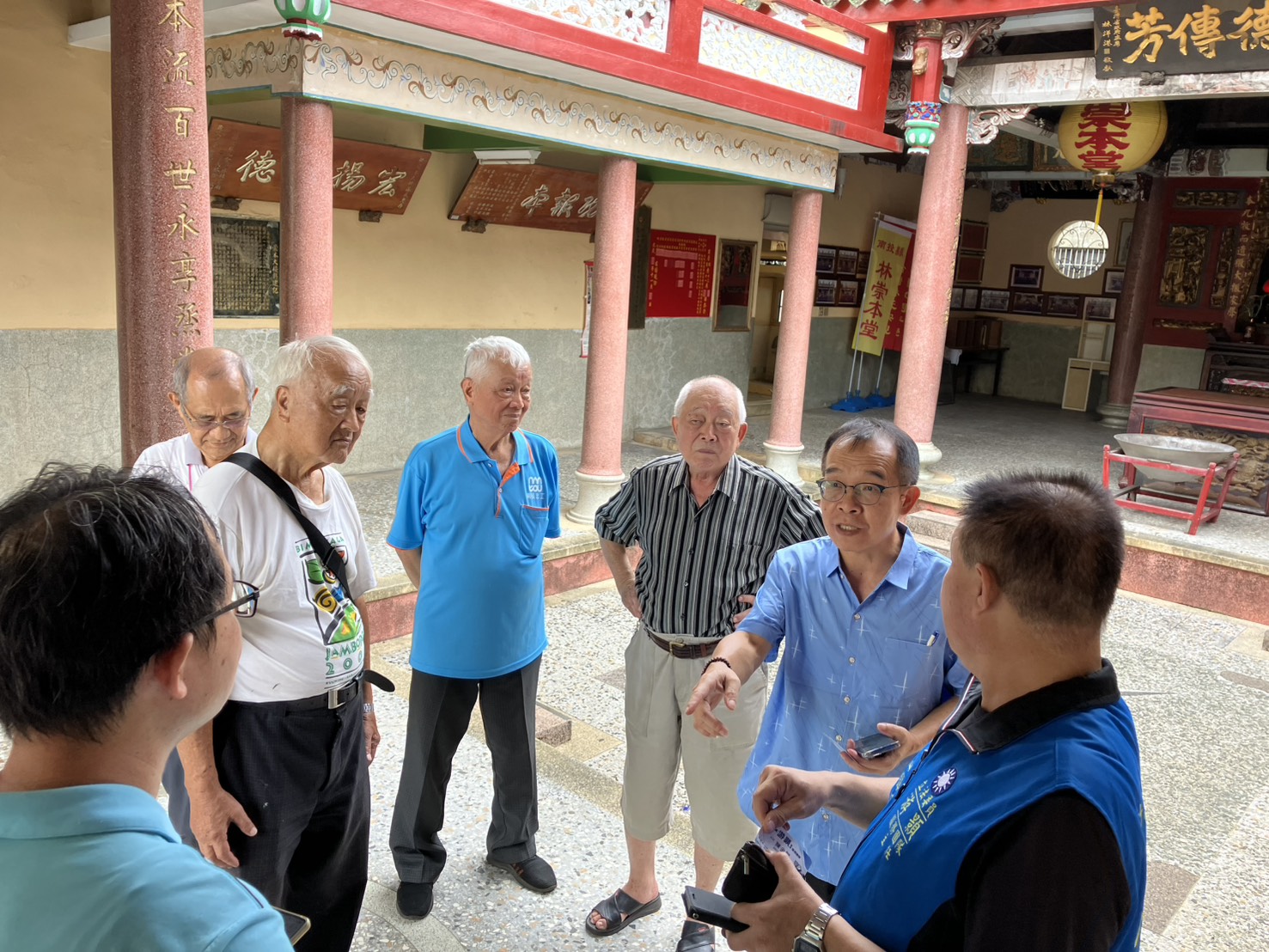 圖片-縣府重視林崇本堂門神彩繪保存  將邀文資委員現勘審慎評估