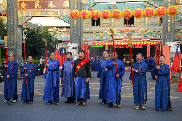 圖片-南投縣各界紀念武聖關公誕辰釋奠典禮  陳代理縣長擔任正獻官