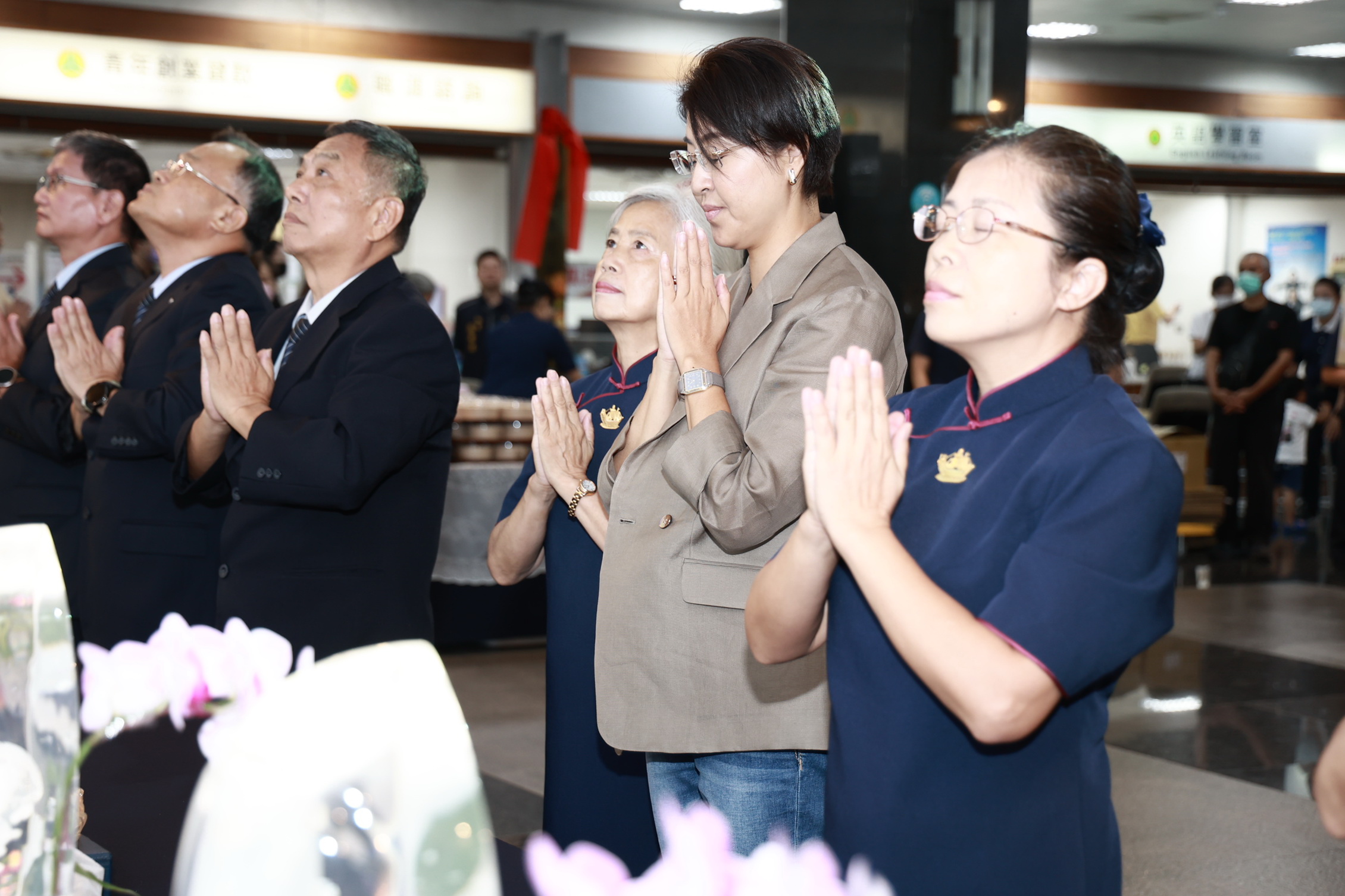 相關圖片2-慈濟吉祥月推廣素食護地球  許縣長率縣府同仁響應