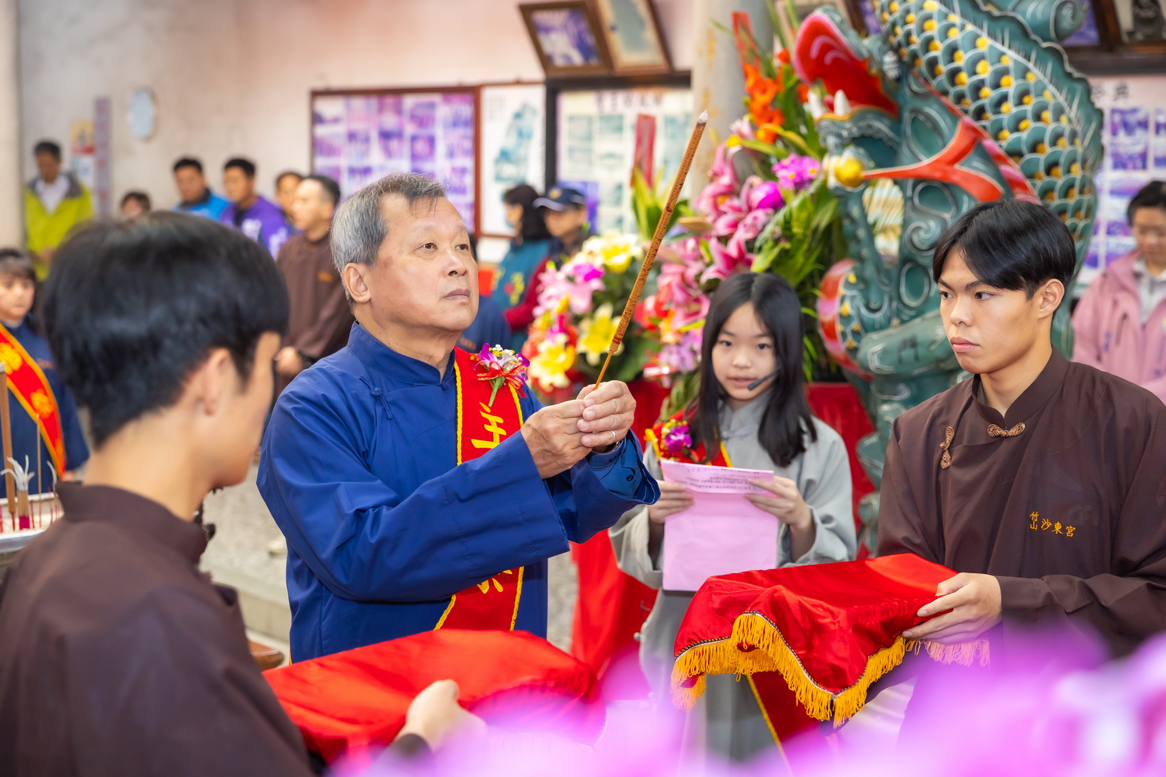 圖片-沙東宮紀念延平郡王鄭成功402週年釋奠典禮