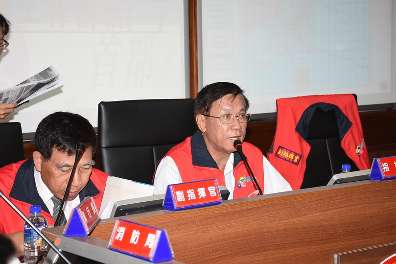 圖片-莫蘭蒂颱風襲台 林縣長呼籲做好全面防颱戒備