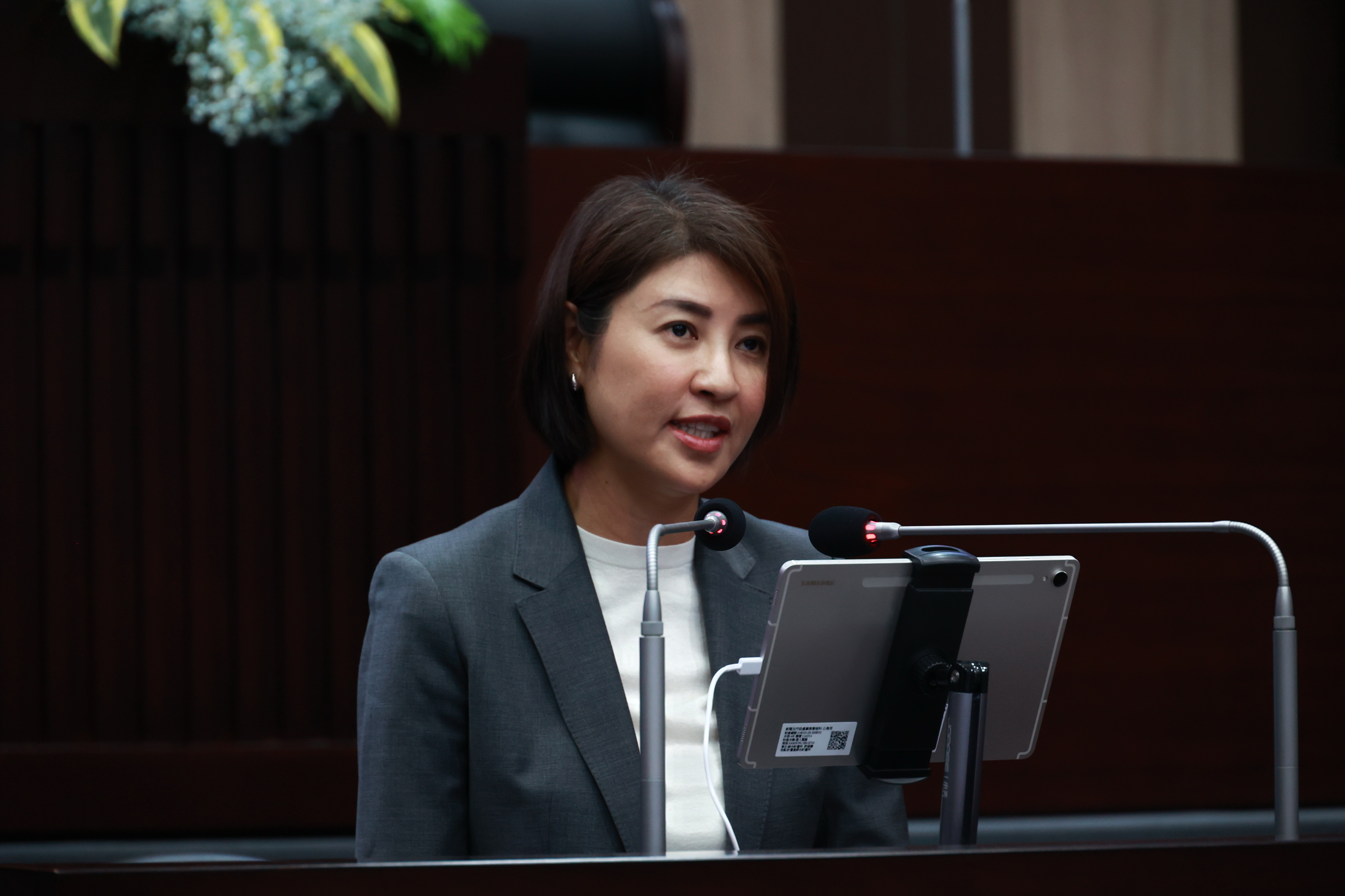 相關圖片2-縣長許淑華議會報告施政成果　長者健保有補助   觀光、社福、交通亮眼