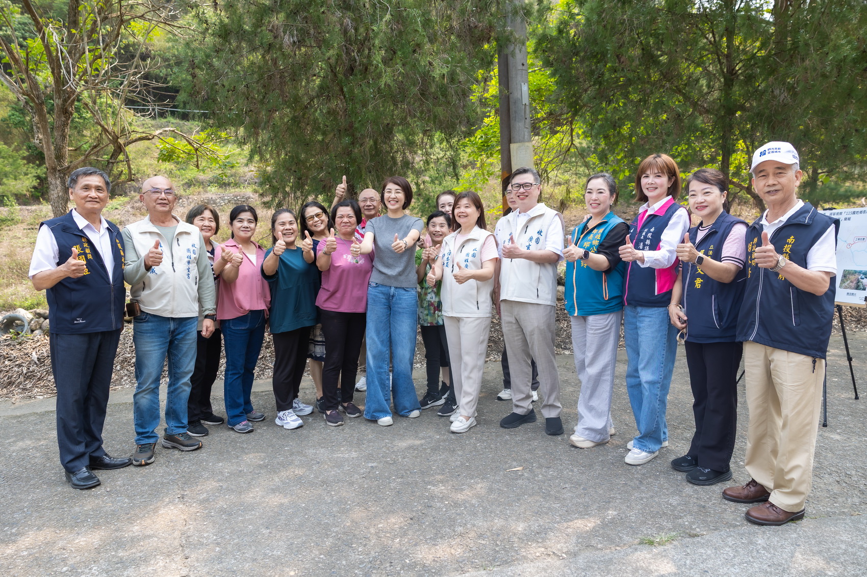 相關圖片6-縣府與國姓公所合作綠美化楞嚴宮周邊　打造新亮點