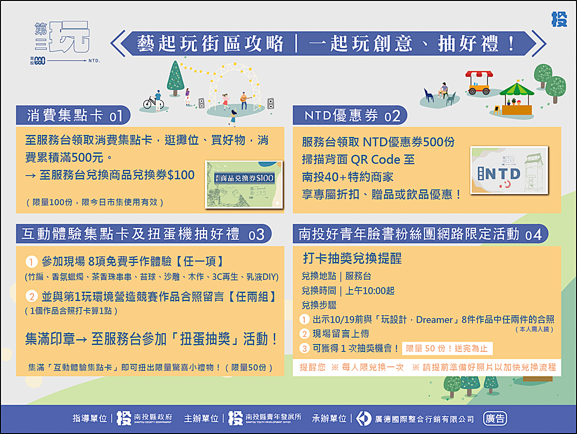 相關圖片1-用青春玩創意系列活動25日壓軸登場,青年攜手「藝起玩街區」