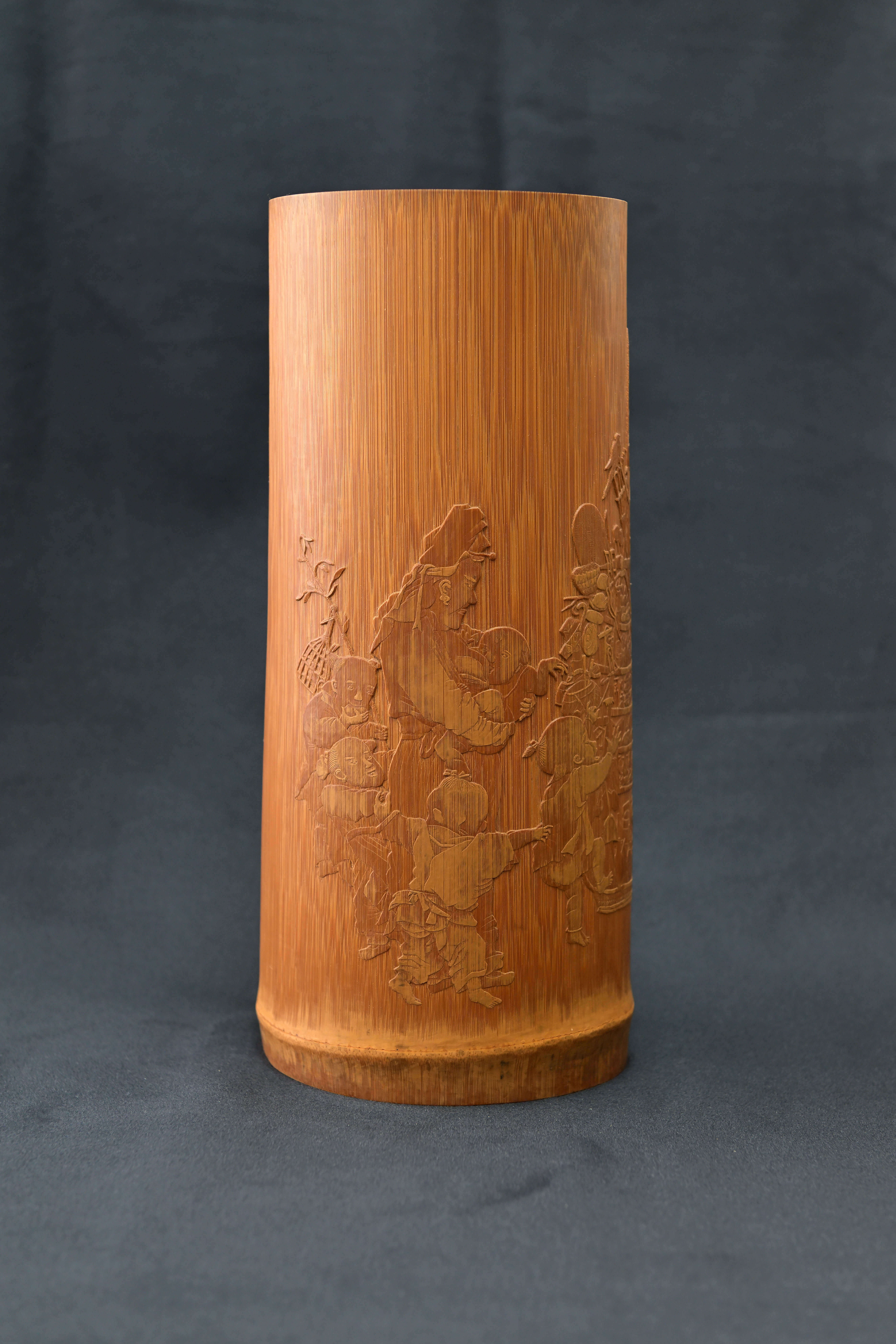 相關圖片1-虛心傲節-劉志盈竹雕創作十年展