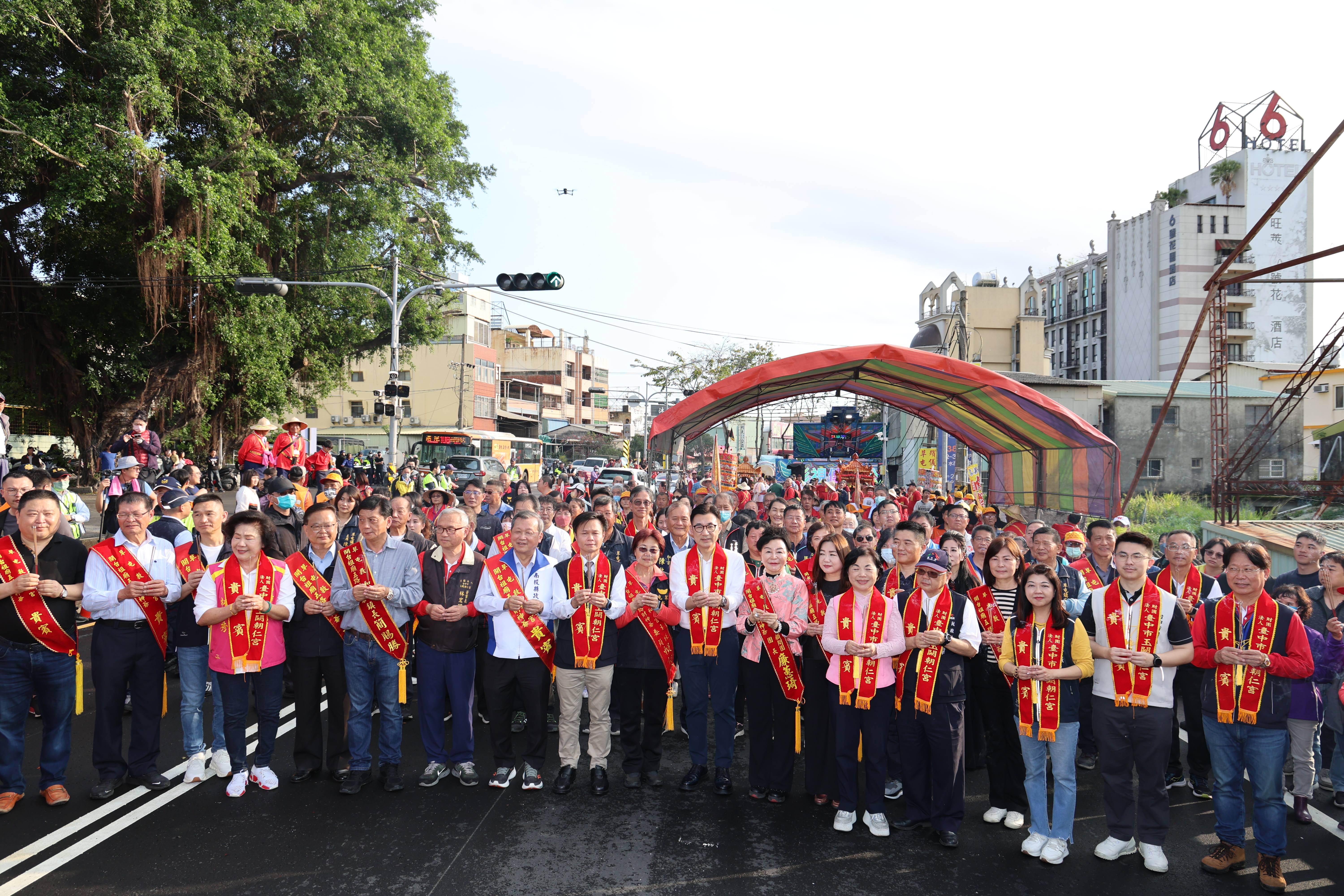 文章圖片-玉闕朝仁宮跨溪敦和宮會香 見證中投信仰兄弟情緣