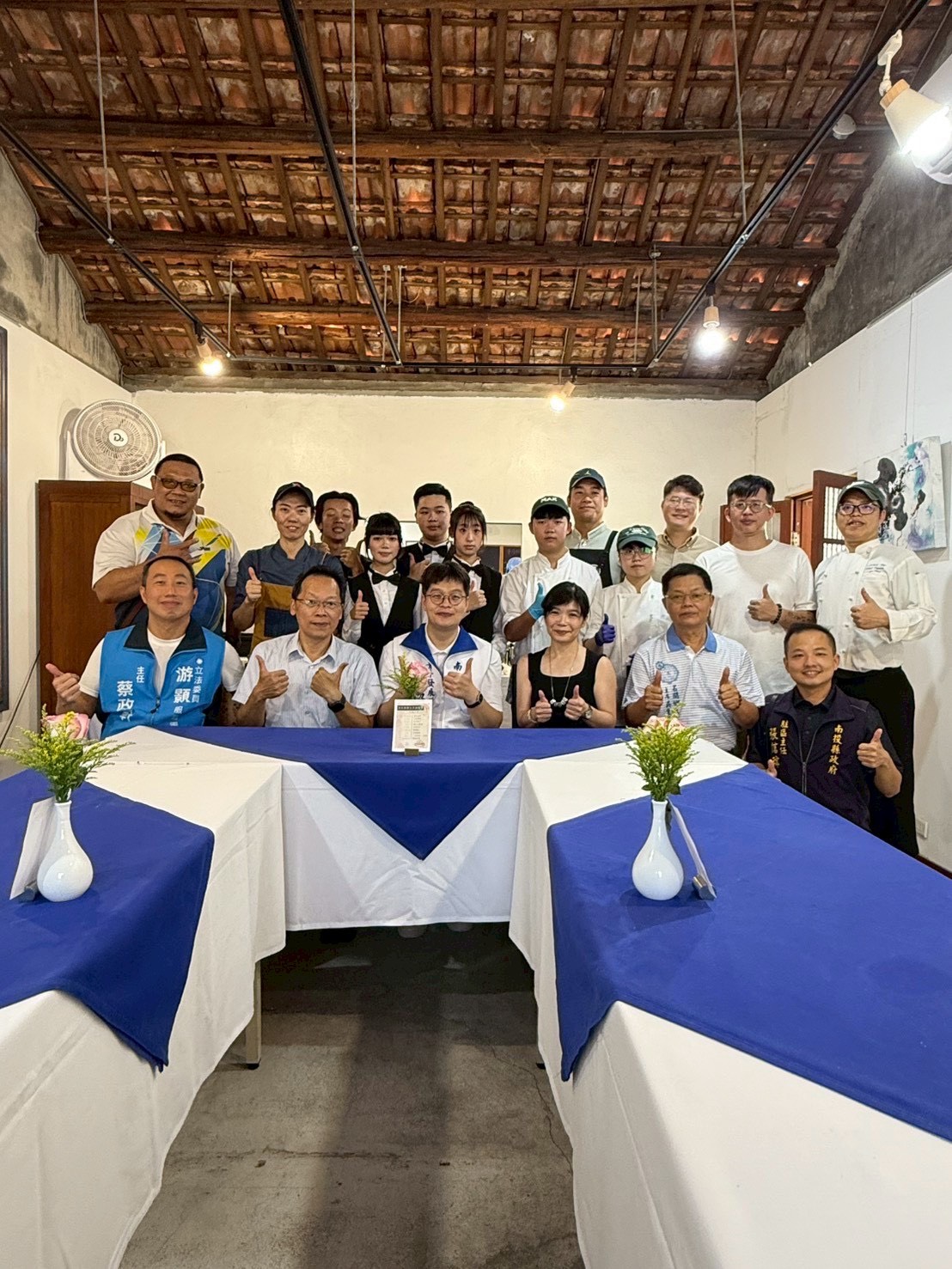 文章圖片-青年首度攜手社區與校園  名間風味餐桌溫暖上桌