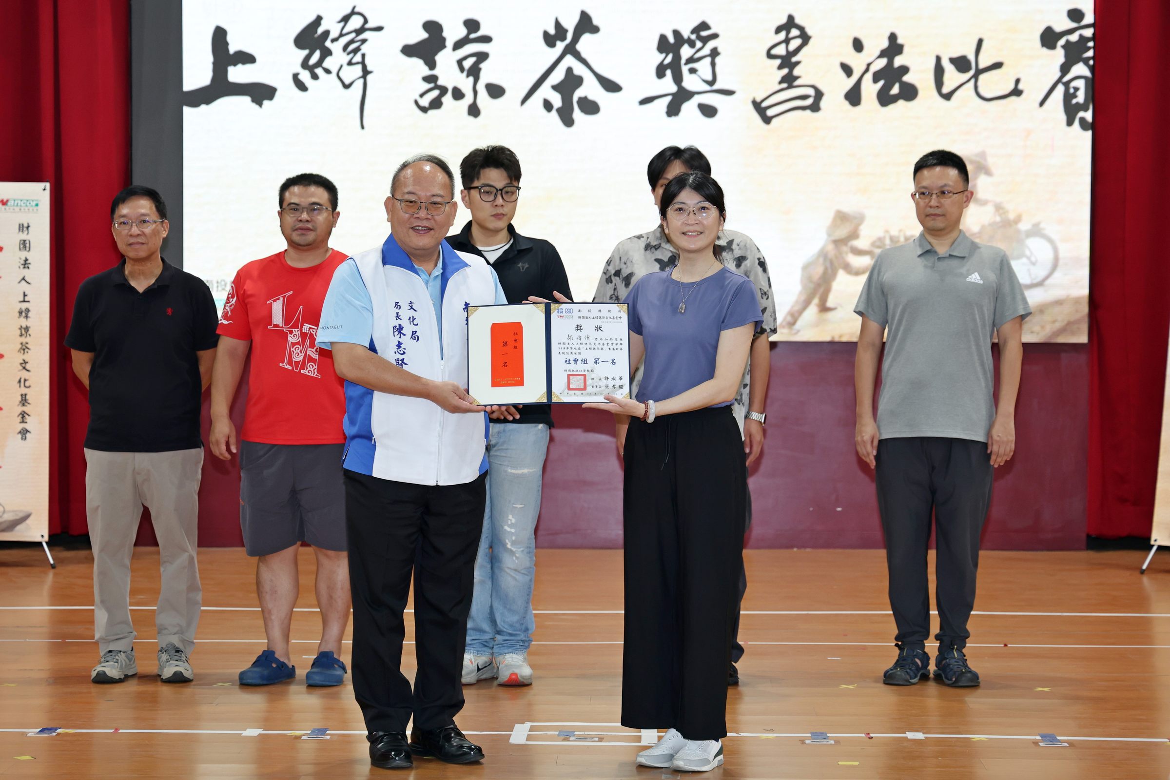 圖片-第九屆上緯諒茶獎書法比賽決賽登場　百位書法菁英齊聚揮毫競藝