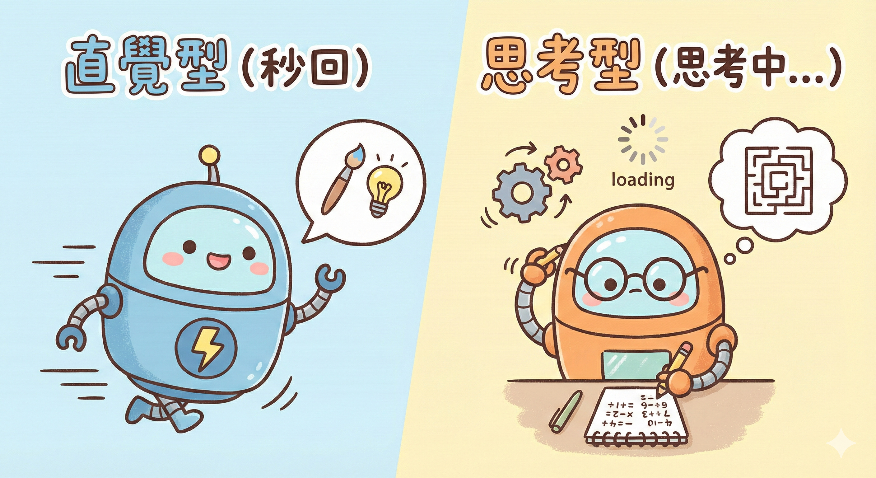 圖片-為什麼有的 AI 回很快，有的卻要「想一下」？