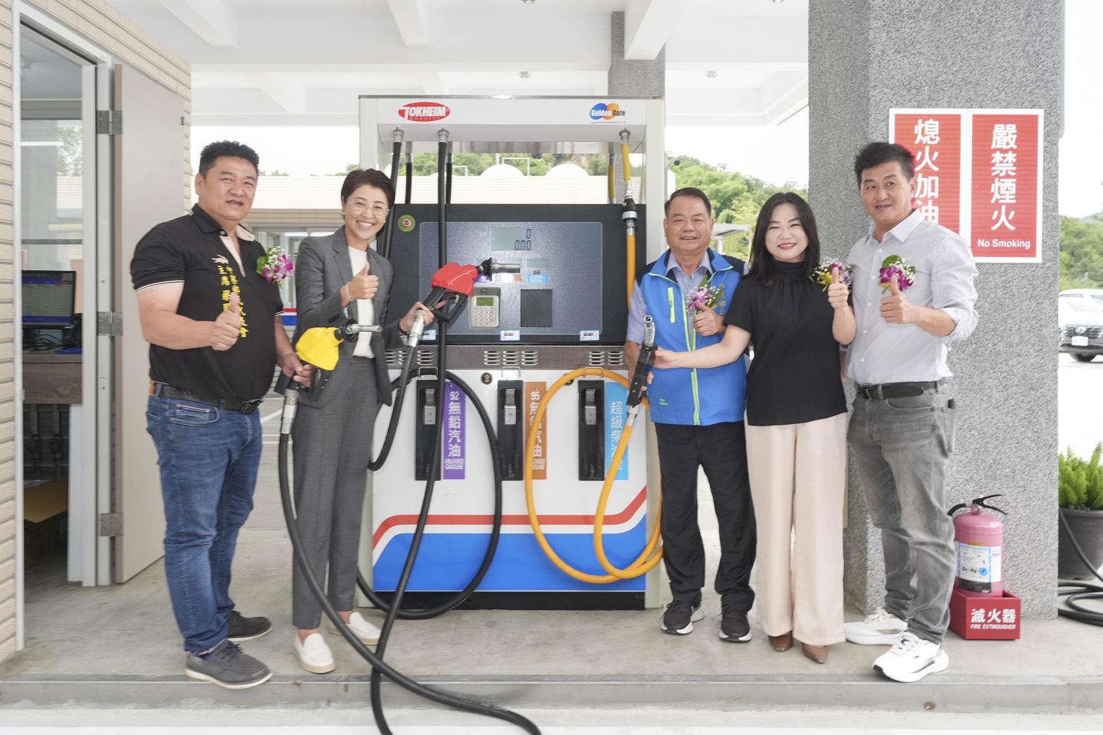 文章圖片-北中寮加油站 落成啟用