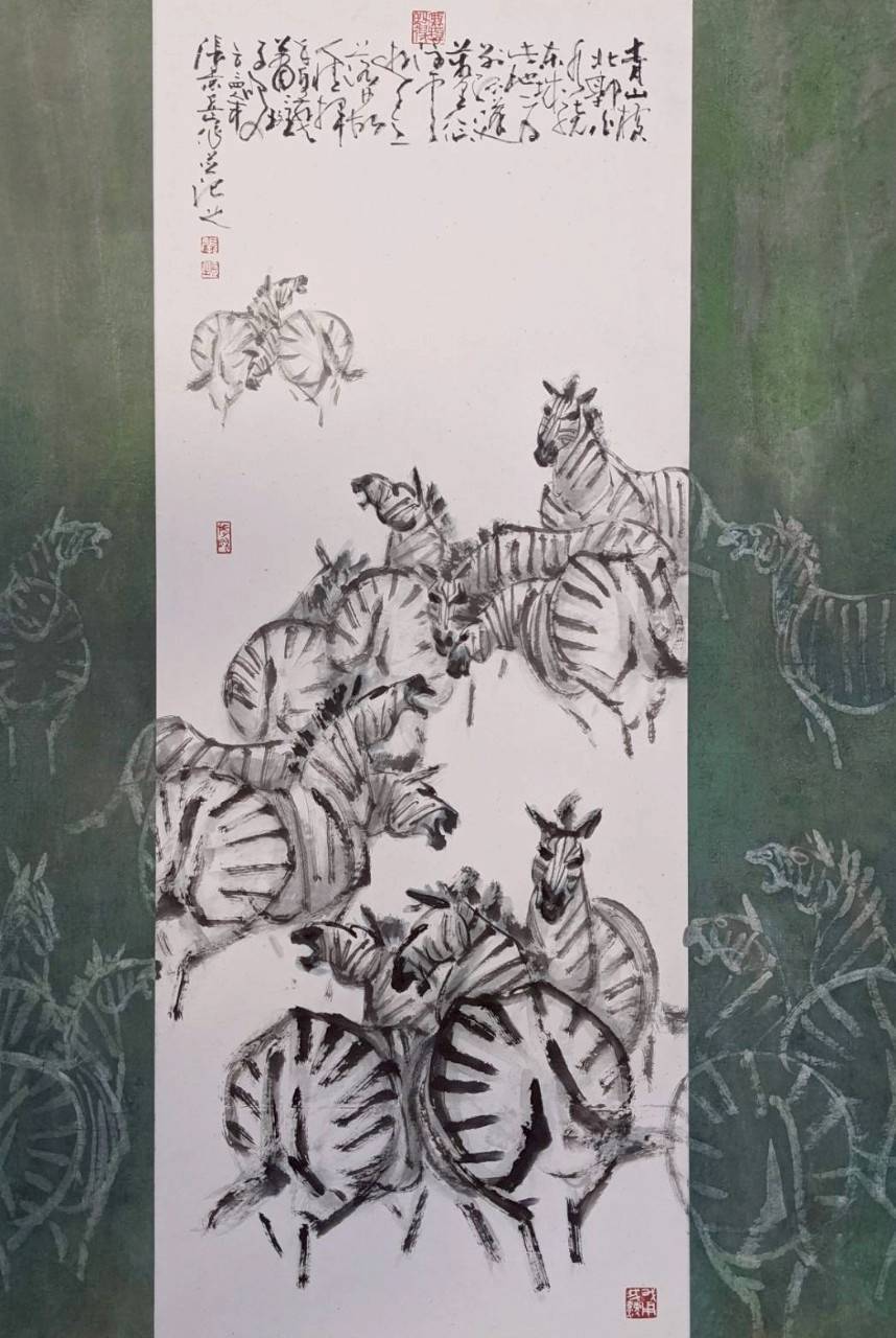 彩墨與線條的律動師生聯展
