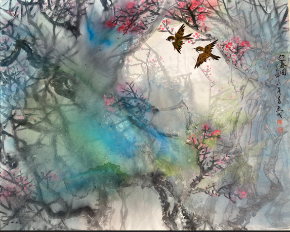 相關圖片2-風景心境-黃乾成(黃宇立)水墨創作展