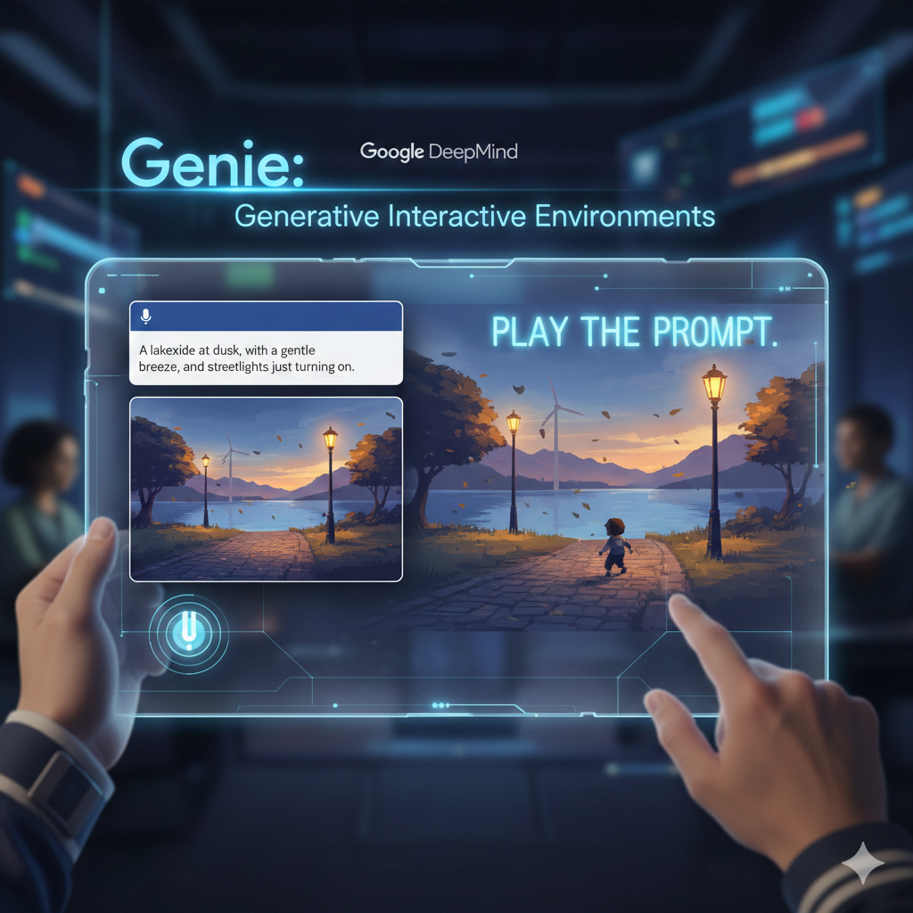 文章圖片-一句話，AI 就幫你「生出一個可以走進去的世界」