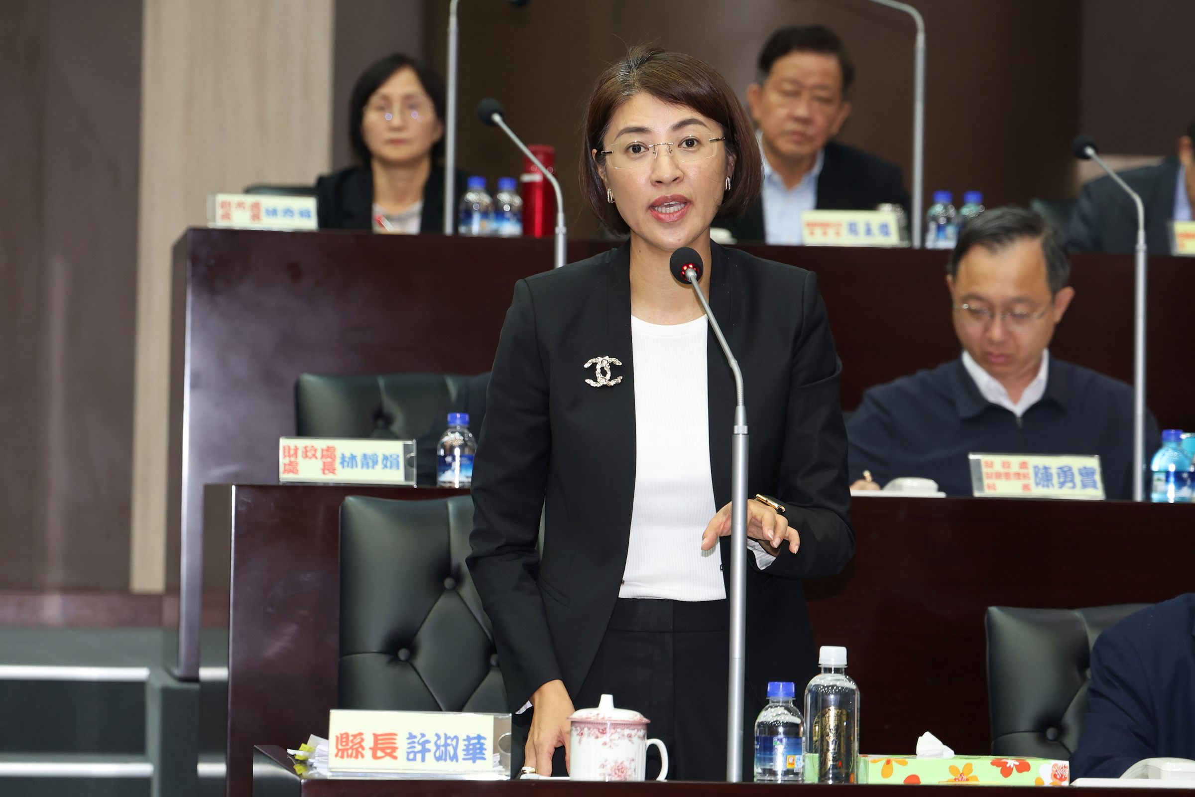 圖片-慰勞清潔隊員辛苦 許縣長：明年起加發實質獎勵金