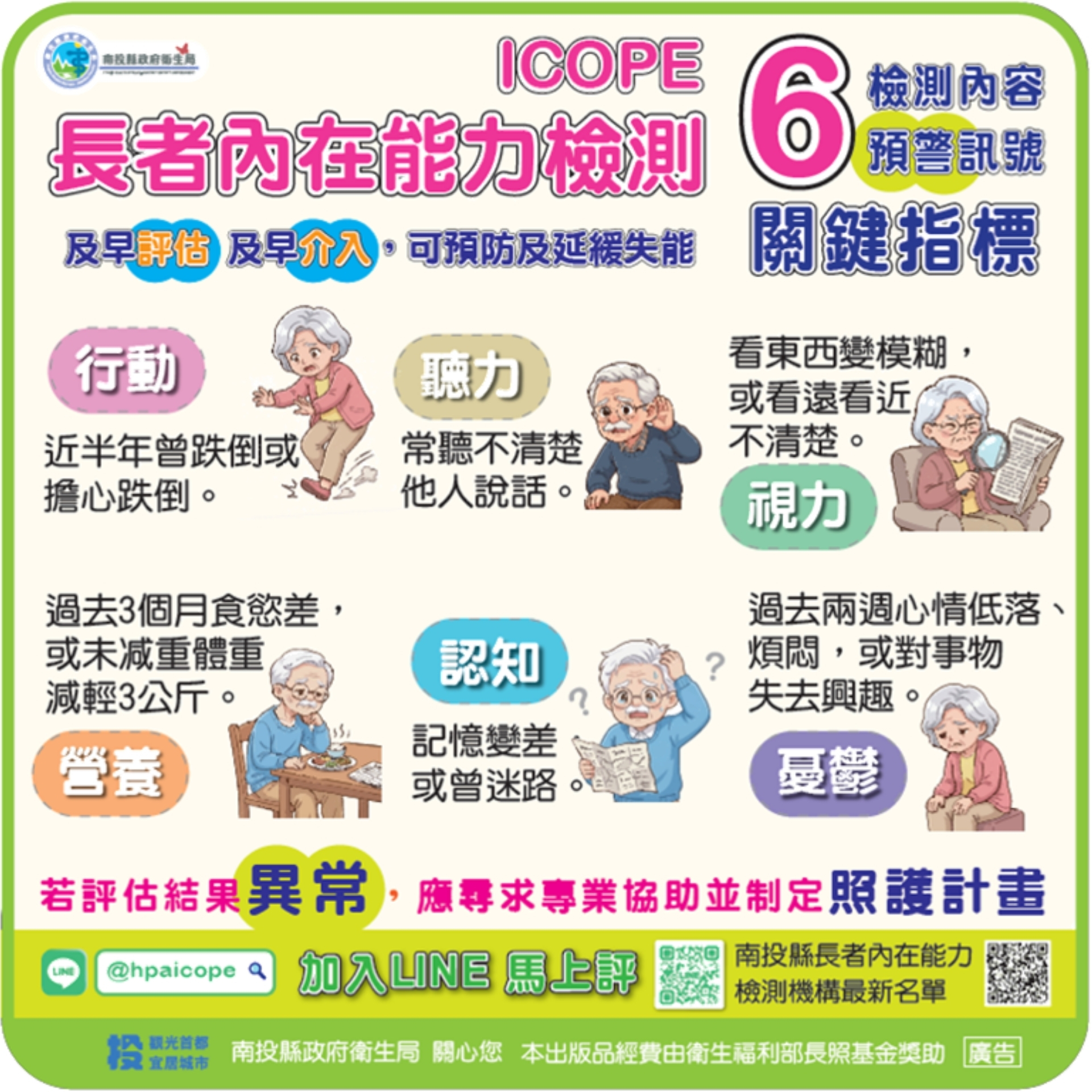 圖片-您今天「量六力」了嗎？南投縣持續推動長者內在能力檢測