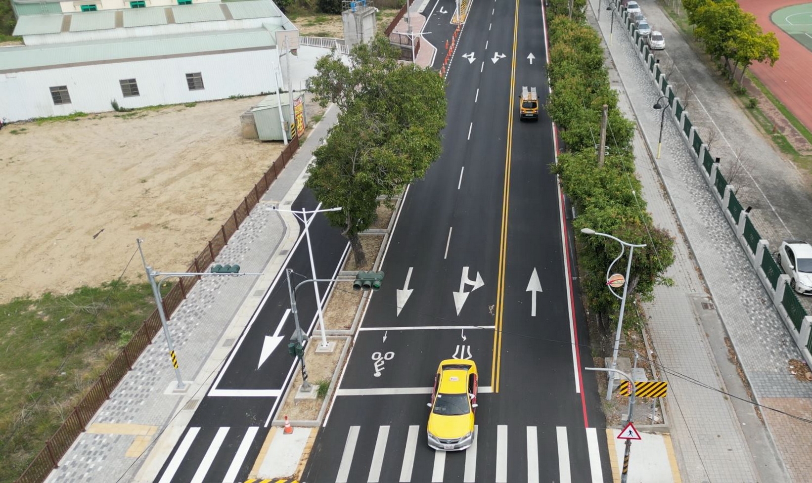 文章圖片-校園周邊暨行車安全道路改善計畫-中興國中校園周邊暨行車安全道路改善工程