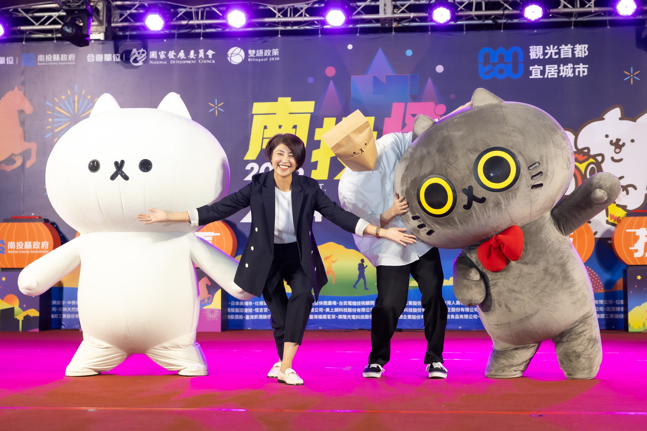 圖片-南投燈會情人節浪漫開幕    駿馬、飛馬雙主燈破紀錄