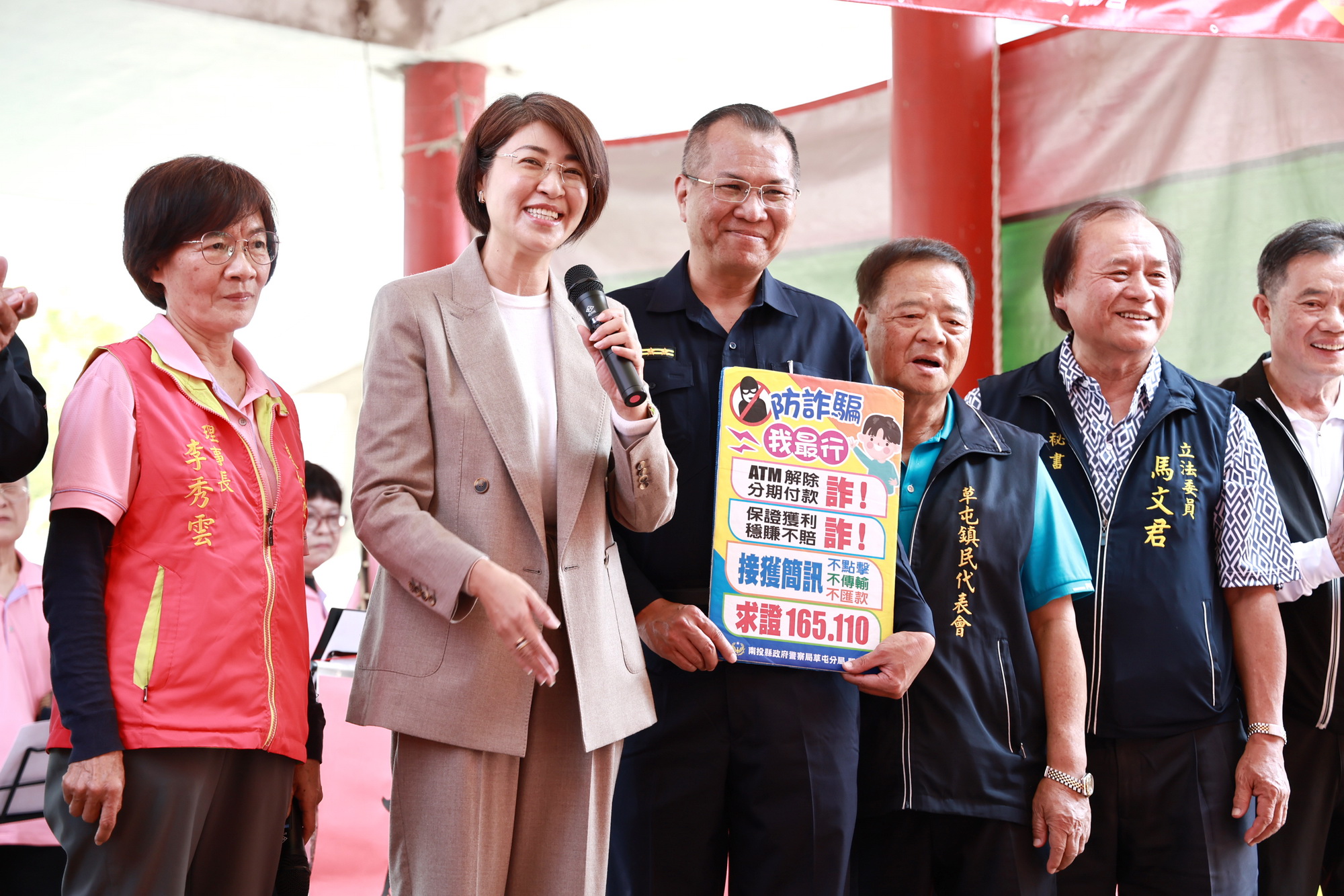 相關圖片2-敦和社區頭牙吃丁酒活動  許縣長到場同樂