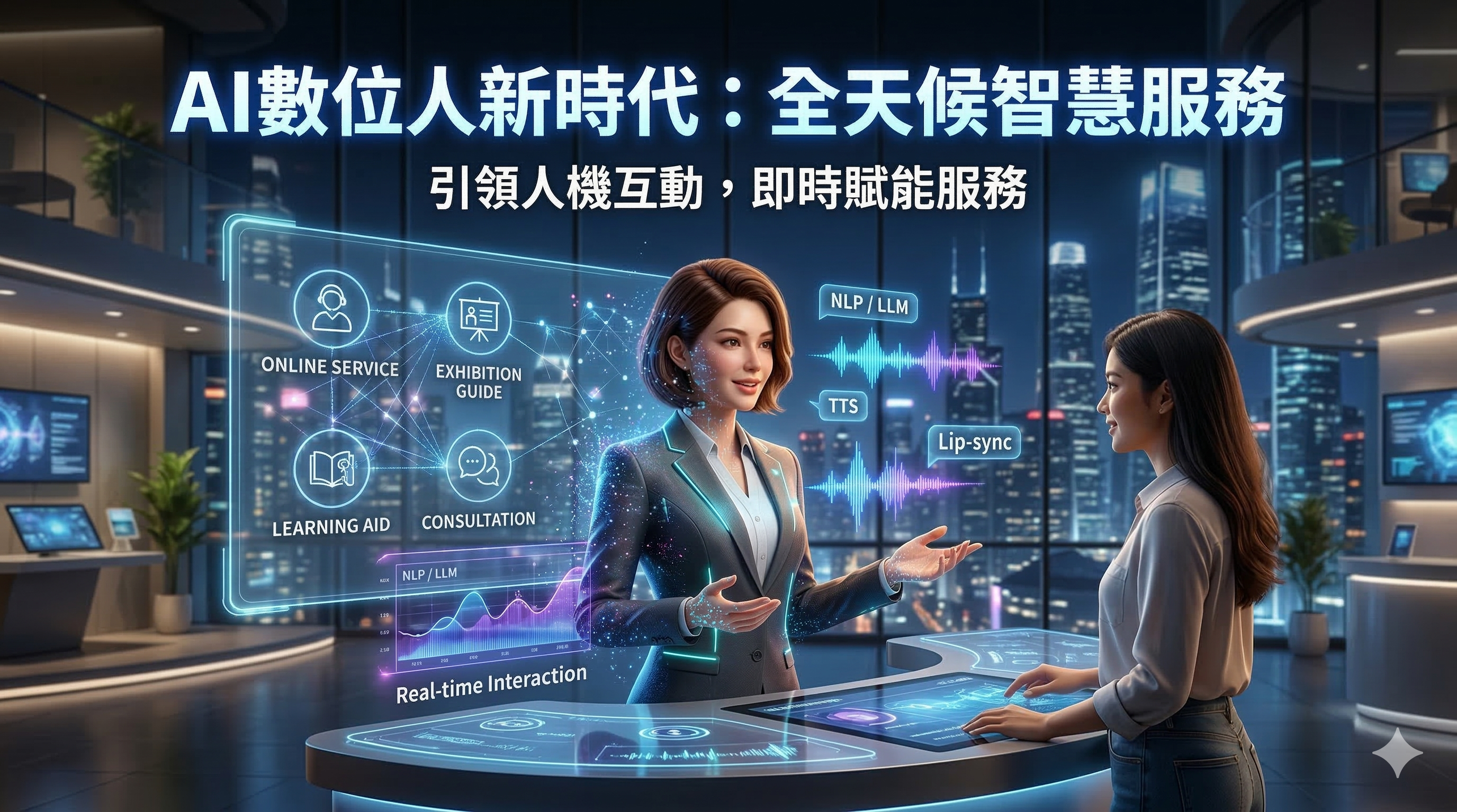 文章圖片-AI數位人新時代：打造全天候智慧服務