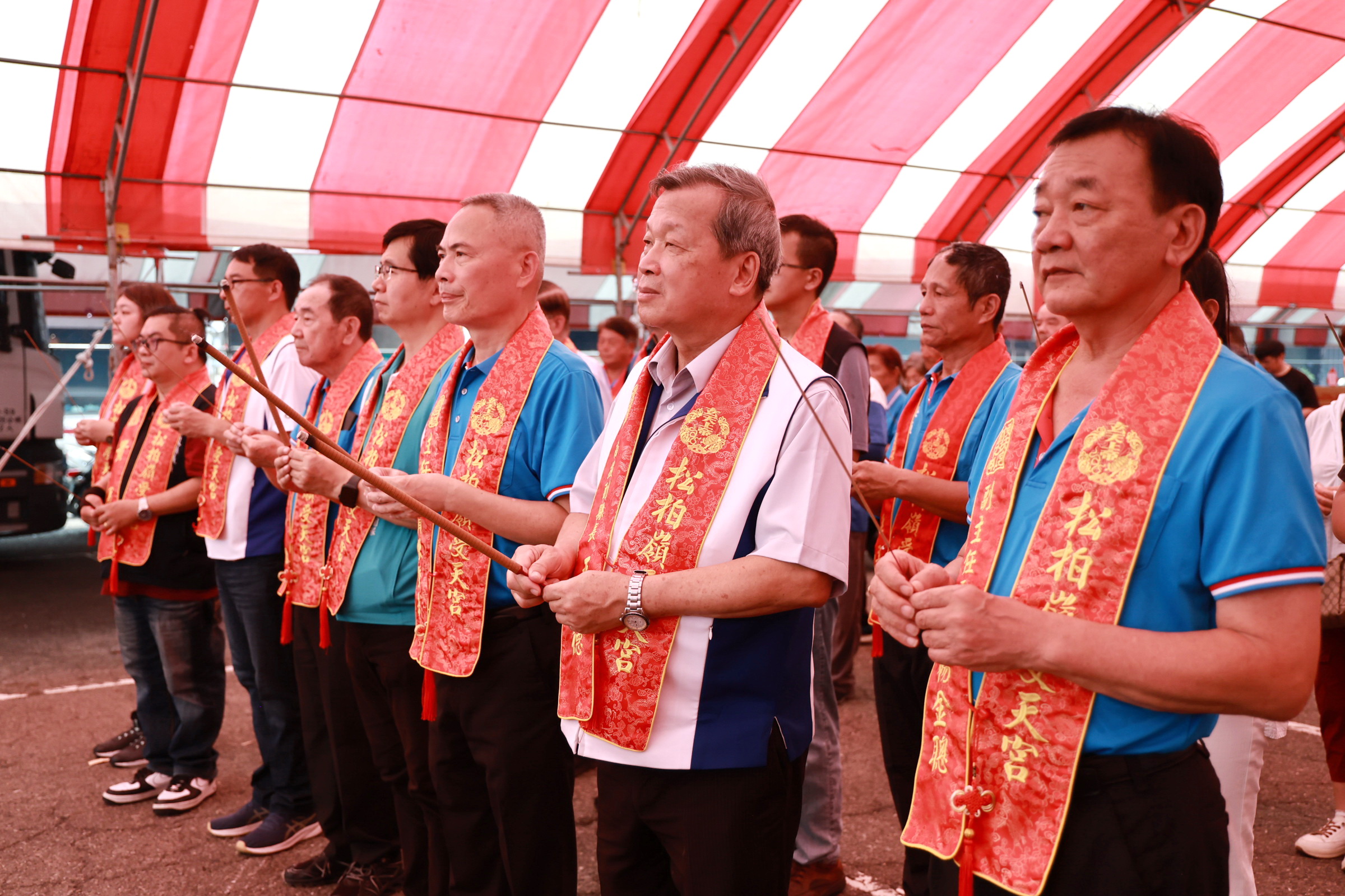 相關圖片5-松柏嶺受天宮中元普度　贊普祭品與捐贈數量創新高