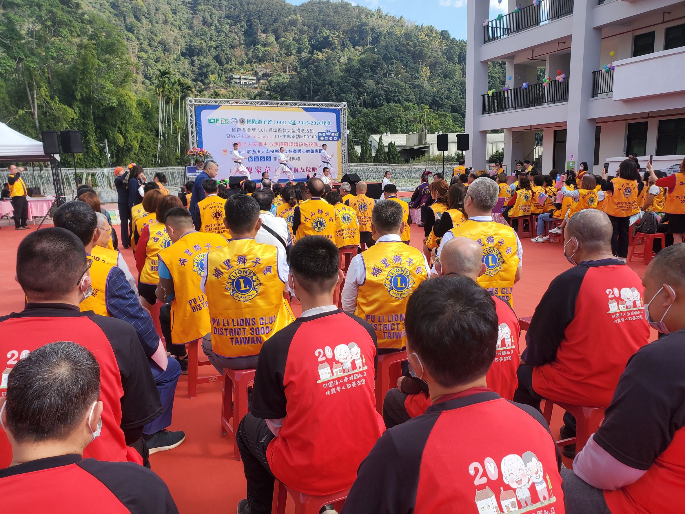 相關圖片2-國際獅子會300D-2區群獅助力炫寬愛心教養家園新建院區  造福孩子無障礙新環境