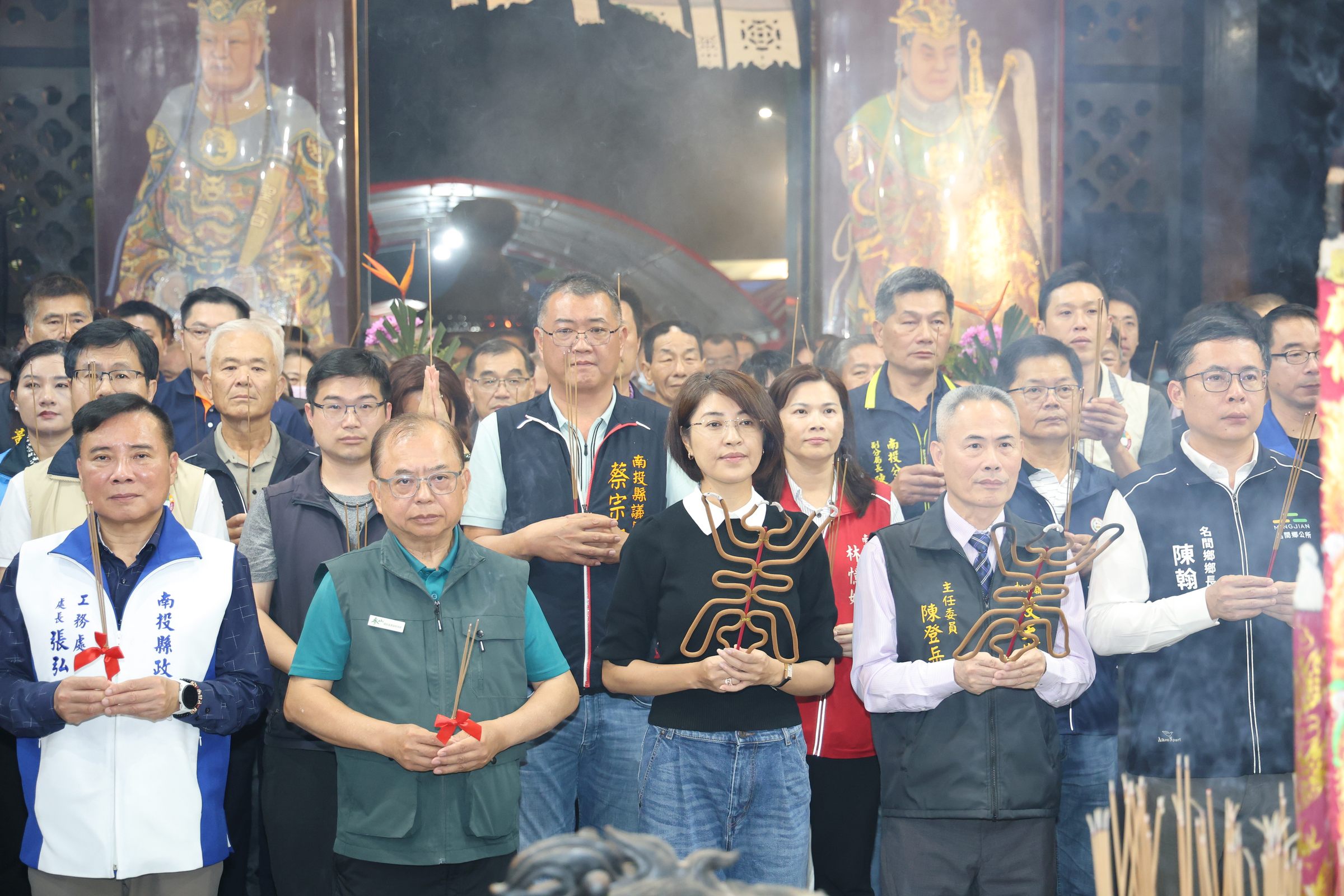 圖片-歡慶玄天上帝聖誕 受天宮團拜大典許縣長主獻