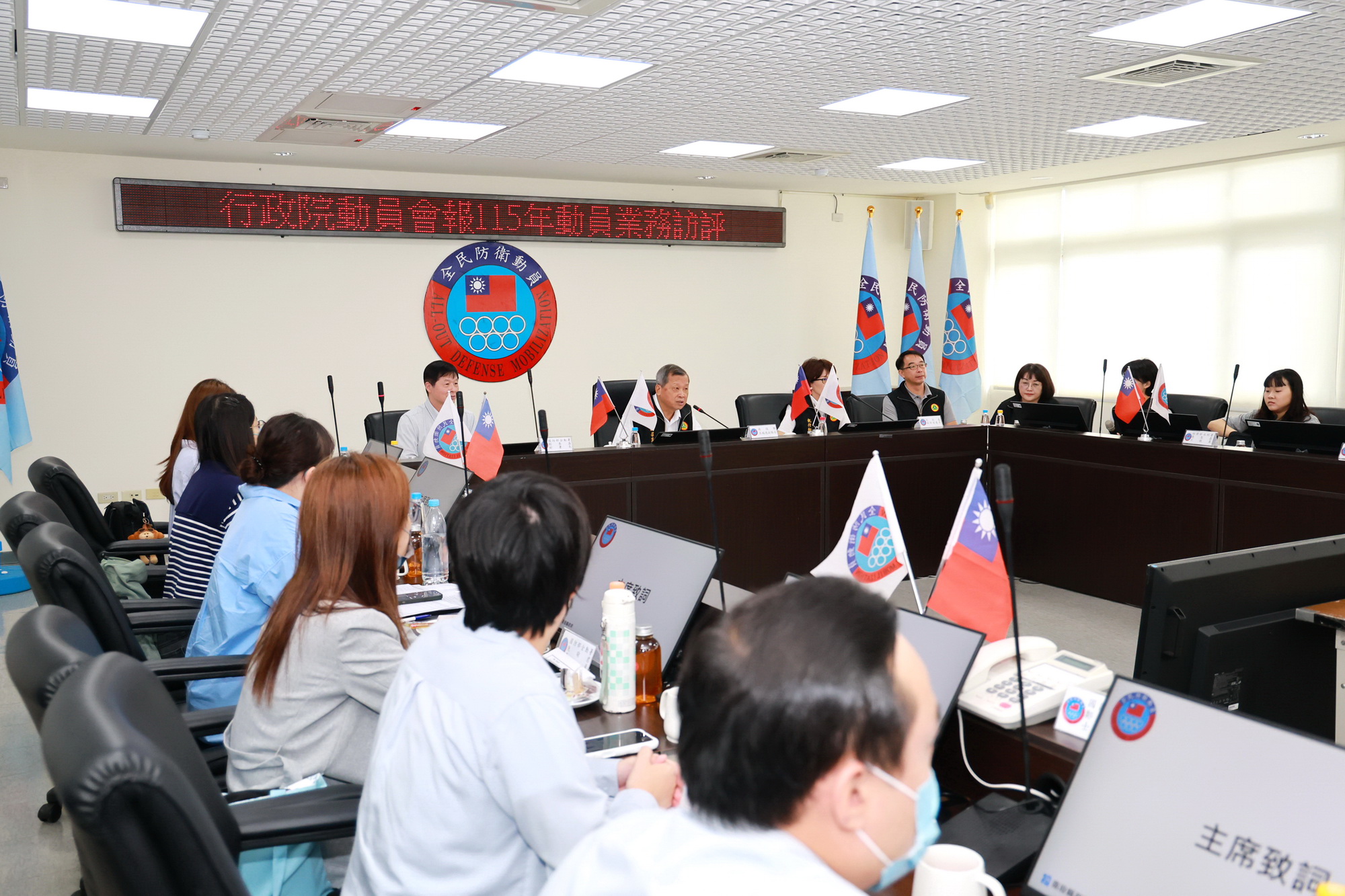 圖片-中央蒞縣訪評全民防衛動員業務  縣府持續精進應變能量