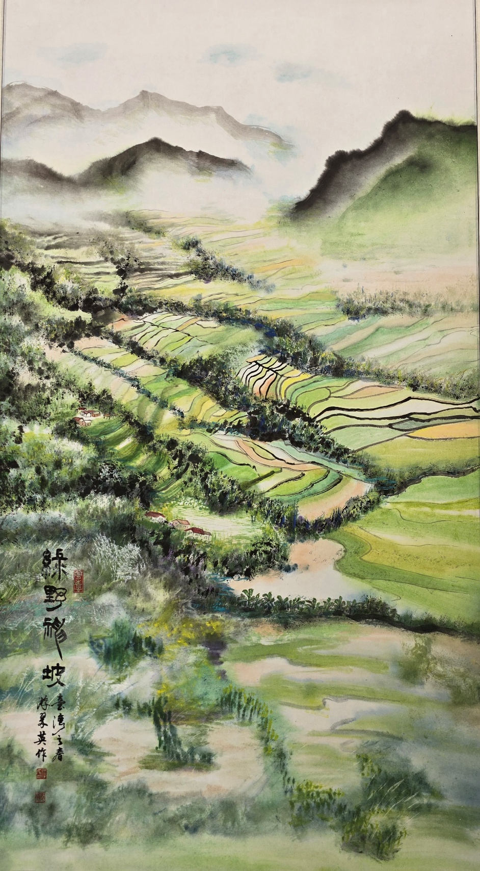 文章圖片-藝術美學 公益慈善皇后 喜上眉梢.藝遊山水-游翠英書畫藝術創作展