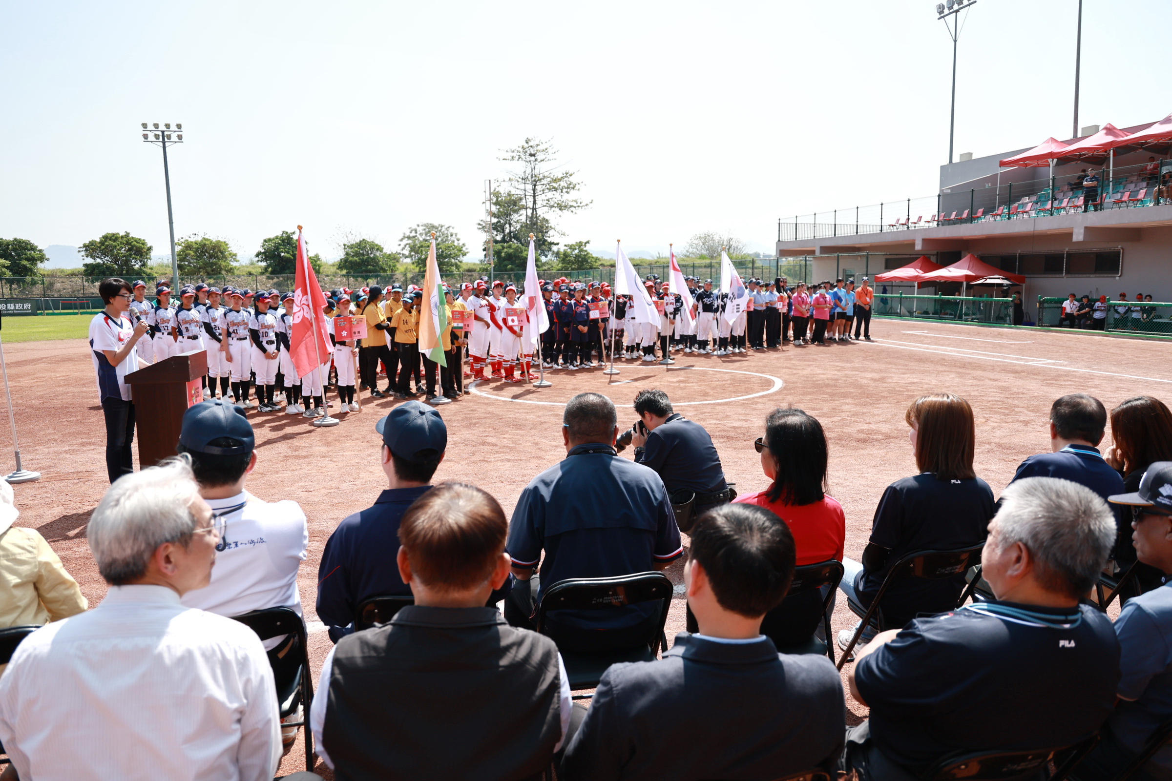 相關圖片4-U15亞洲盃女壘賽埔里登場  許縣長擔任開球嘉賓