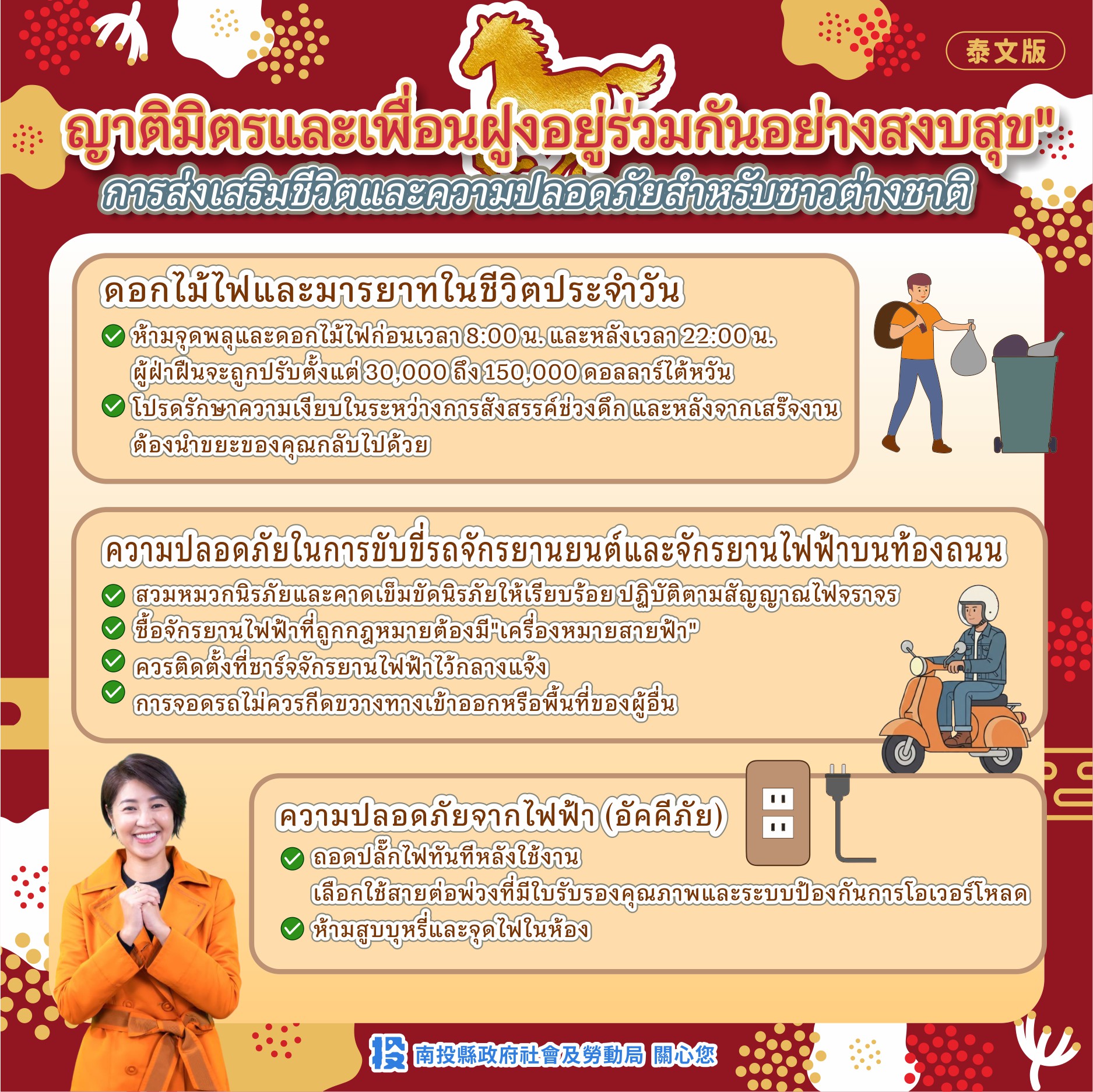 相關圖片3-「金馬同行生活安心」縣府籲請來臺工作之外國人遵守生活及交通安全規範