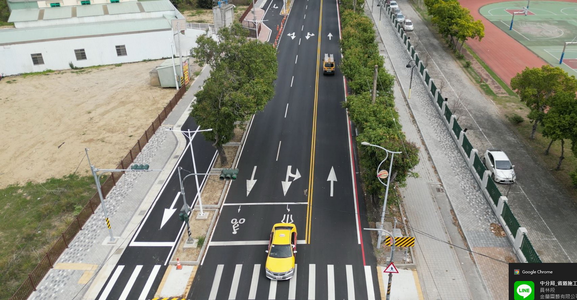 圖片-校園周邊暨行車安全道路改善計畫-中興國中校園周邊暨行車安全道路改善工程