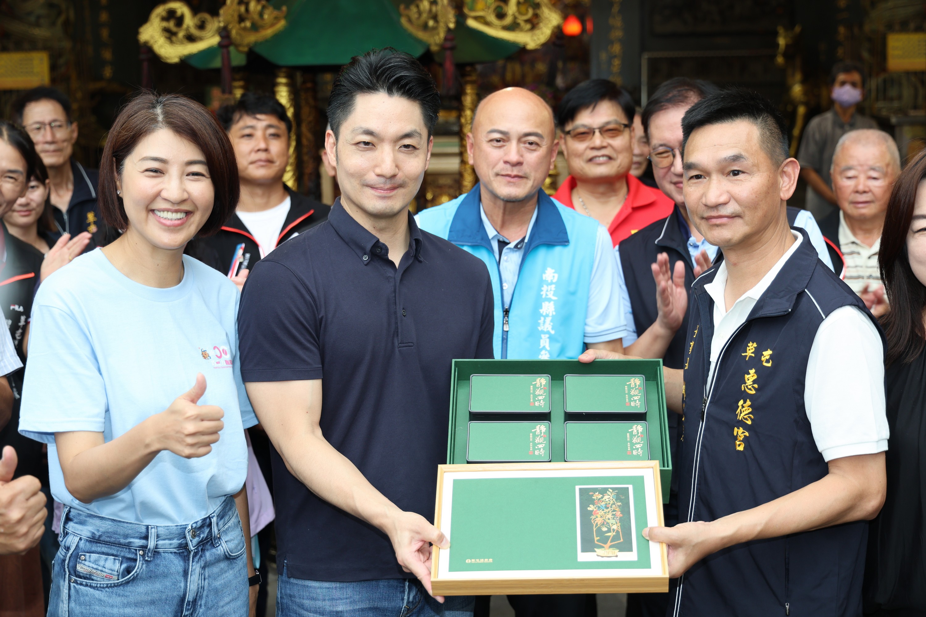 相關圖片2-台北市長蔣萬安參訪惠德宮、敦和宮 允諾協力許縣長加強北市、投縣互惠交流