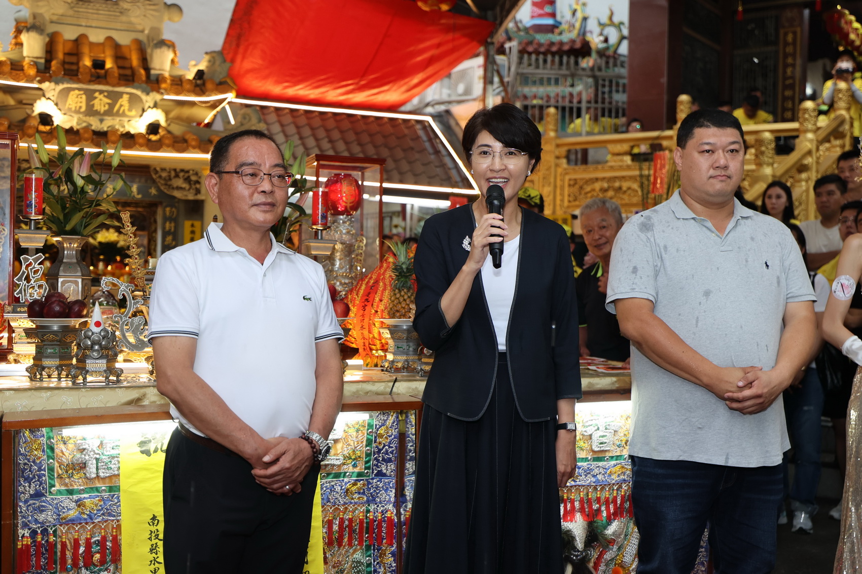 相關圖片1-水里天聖宮虎爺聖誕遶境活動　許縣長上香祈福