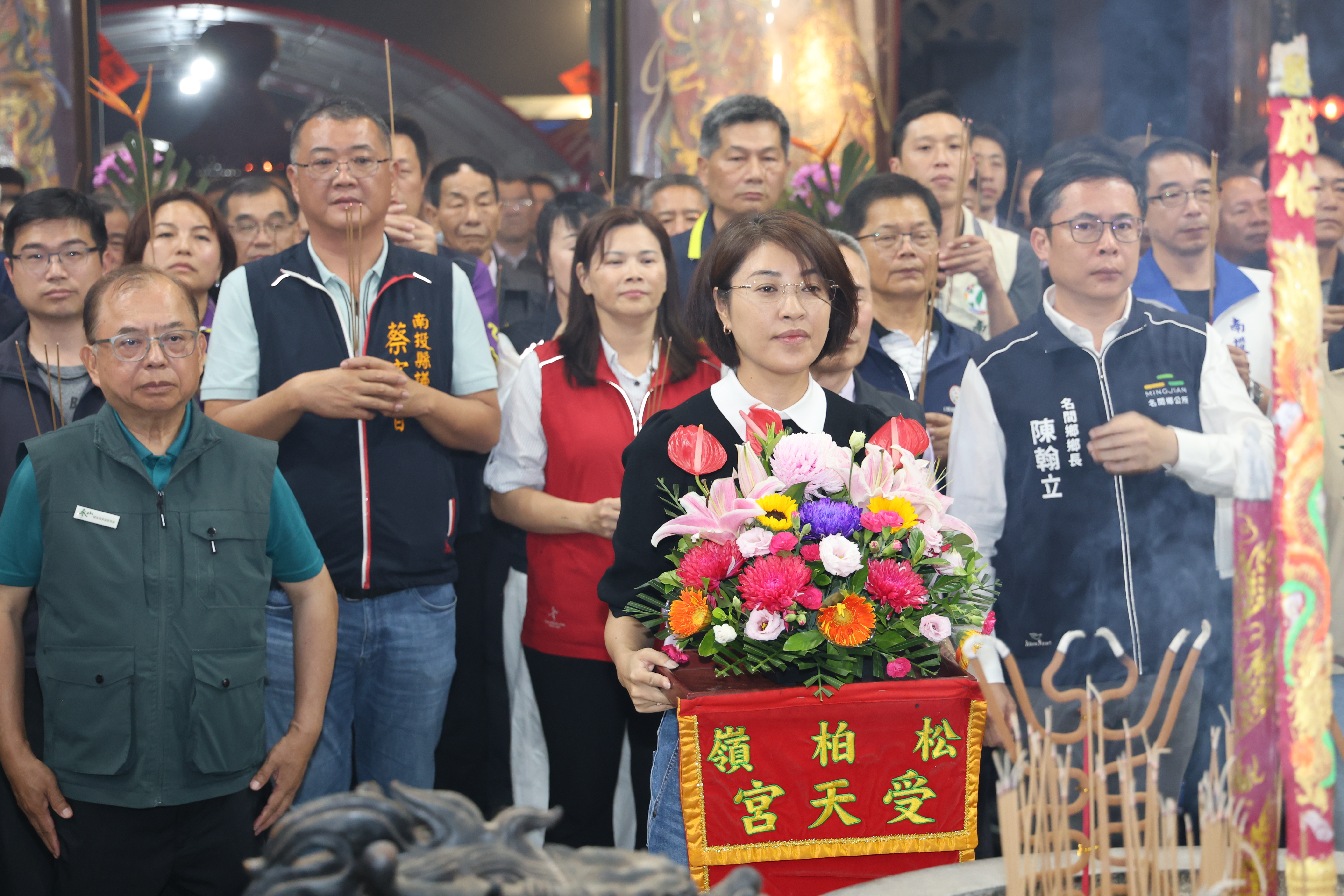 相關圖片2-歡慶玄天上帝聖誕 受天宮團拜大典許縣長主獻